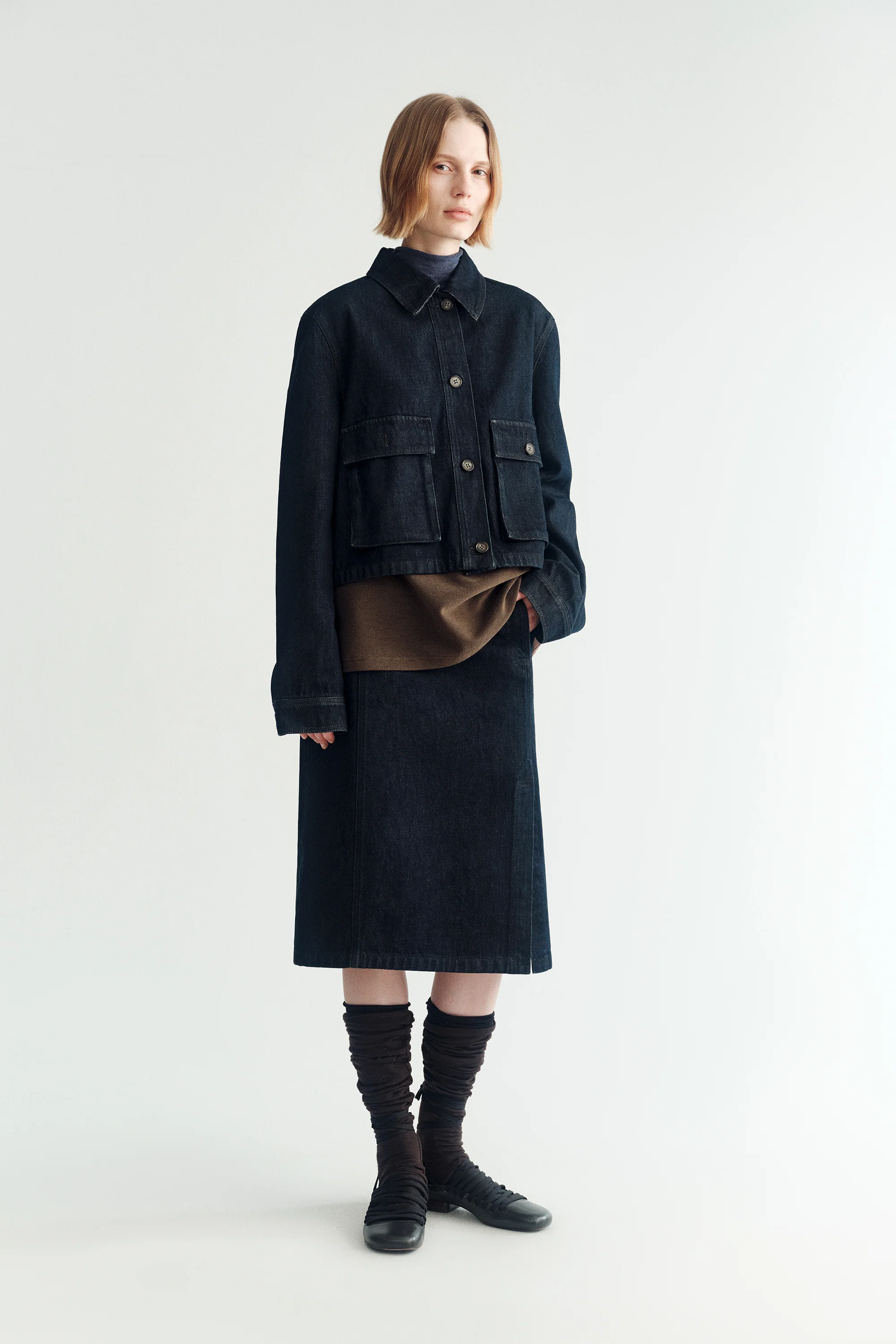Multi-pocket Denim Jacket - Image 4