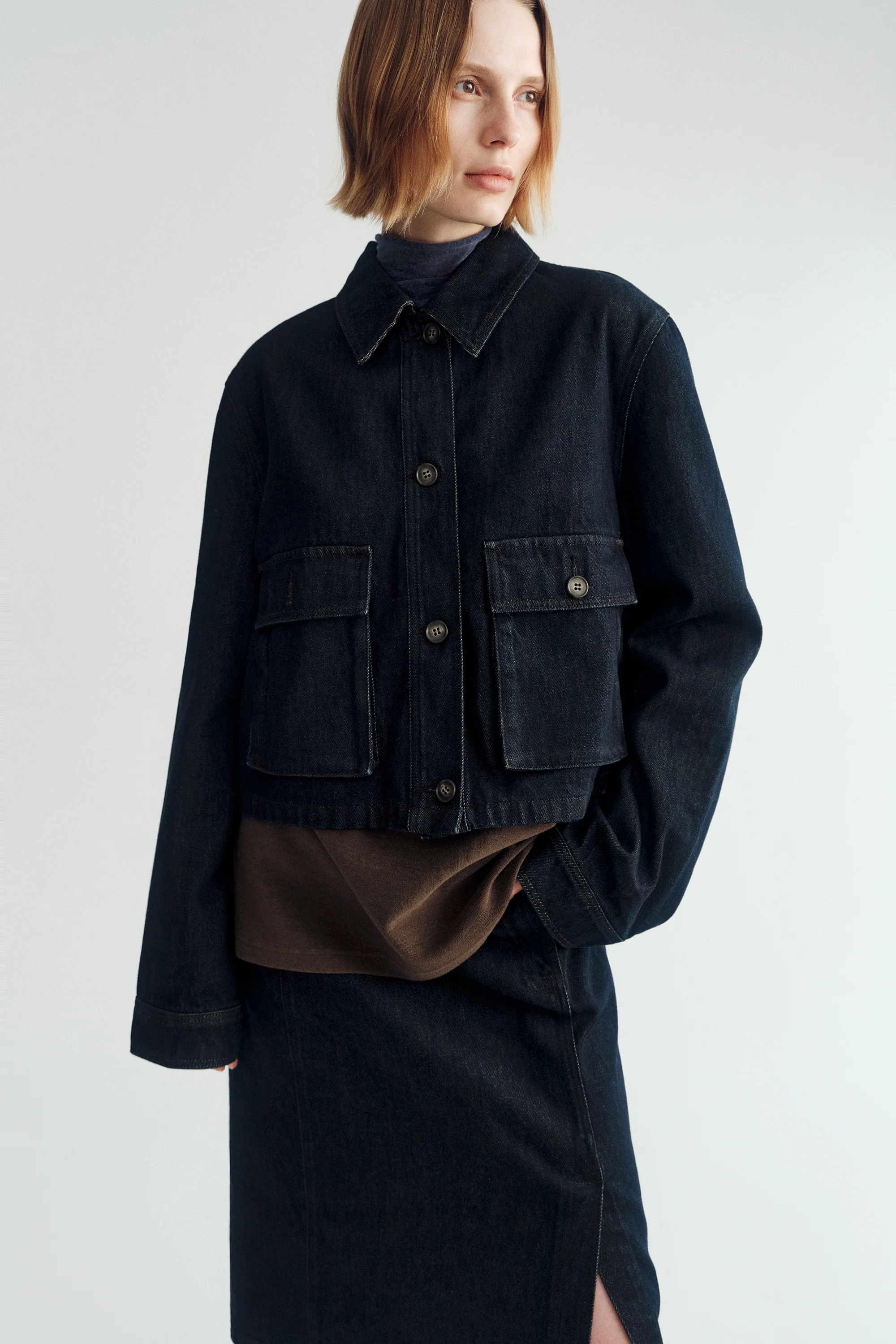 Multi-pocket Denim Jacket - Image 5