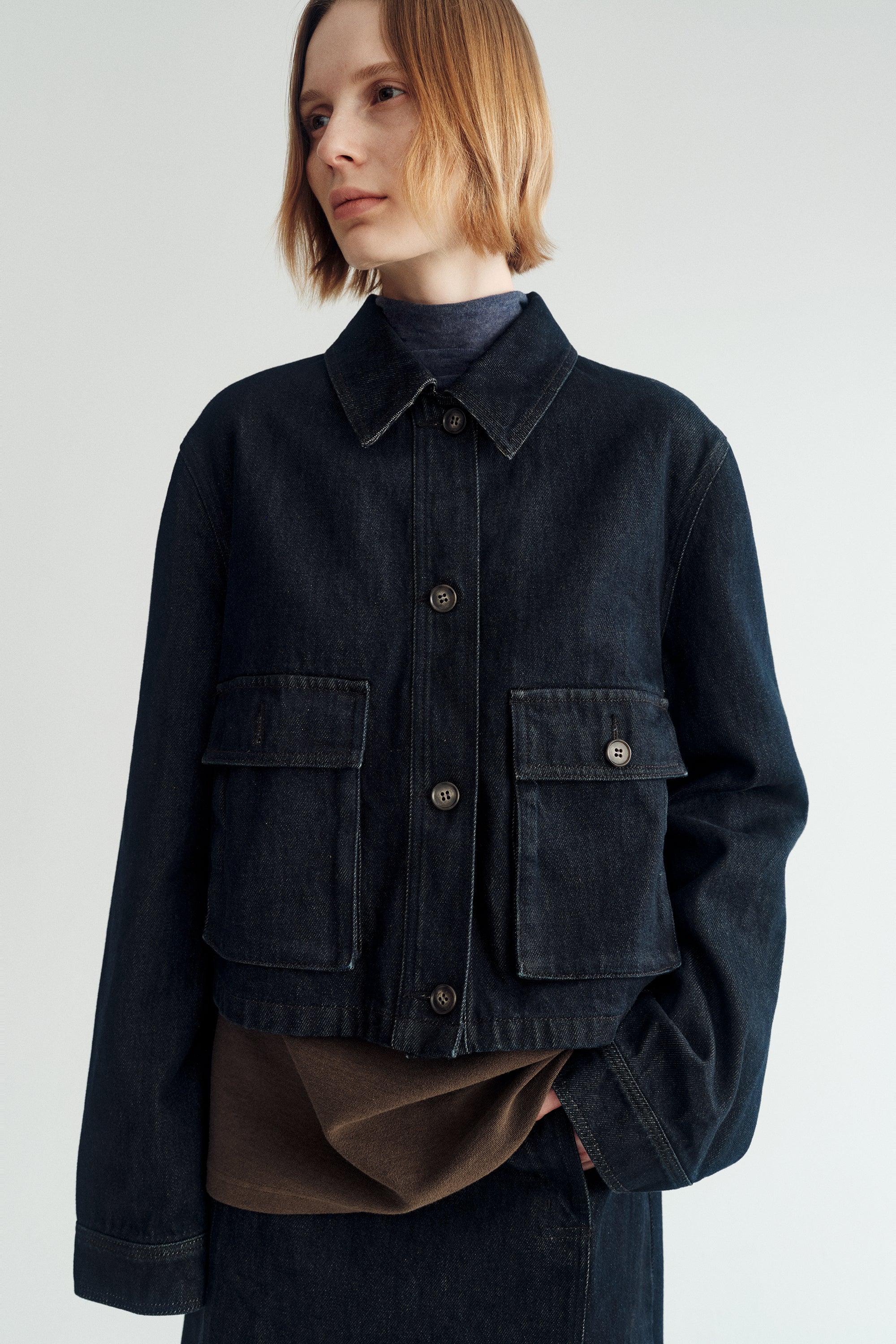 Multi-pocket Denim Jacket - Image 6