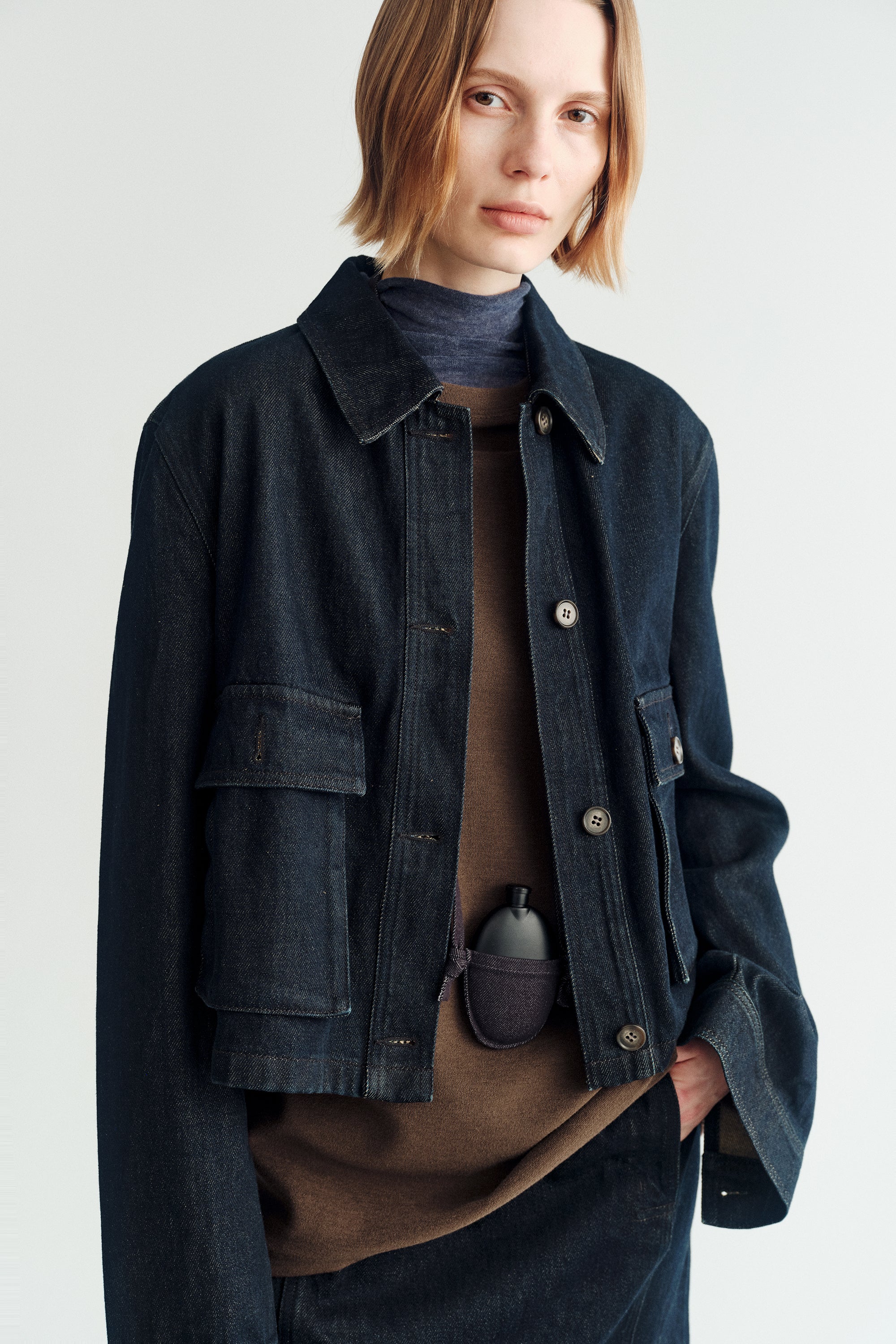 Multi-pocket Denim Jacket - Image 7