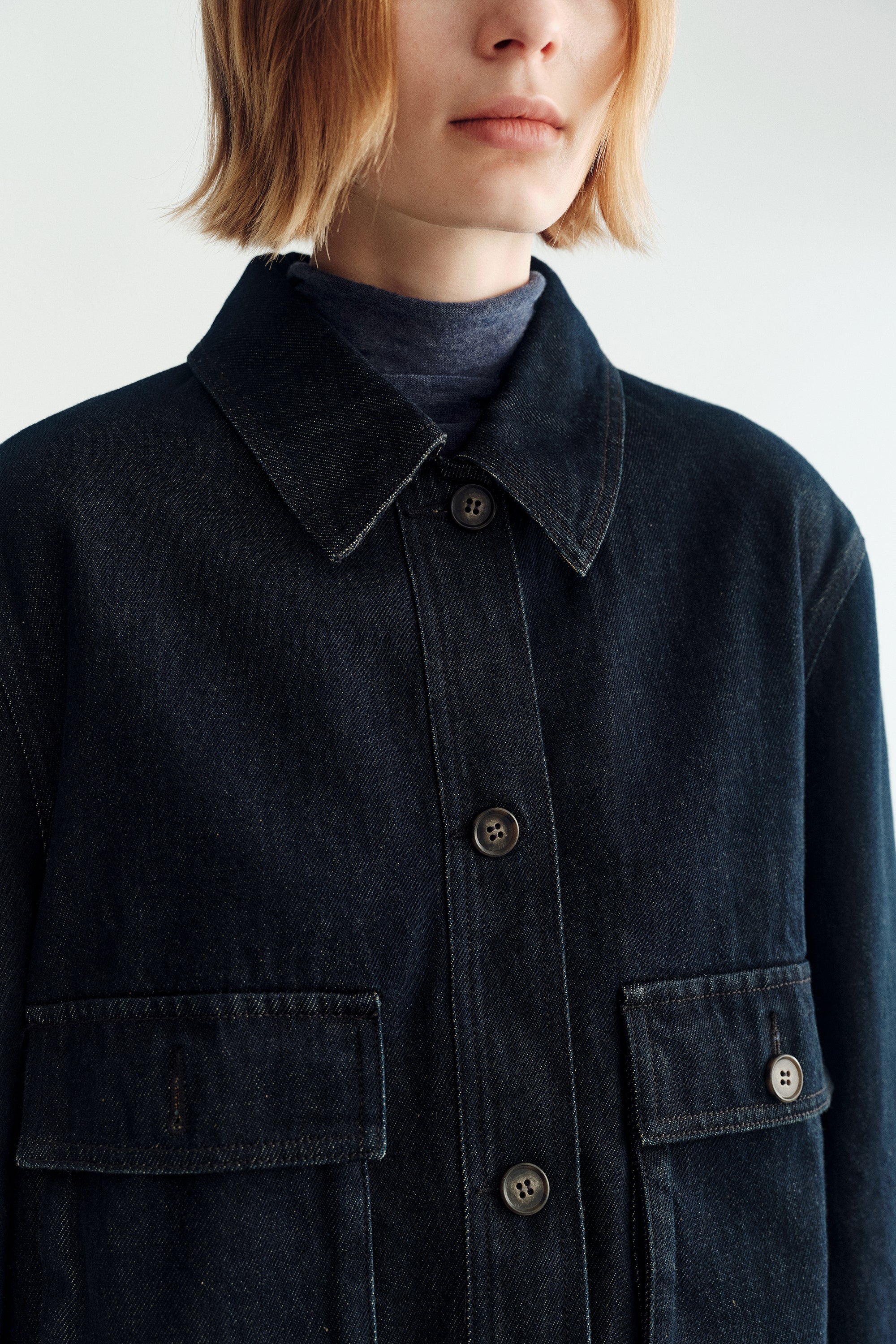 Multi-pocket Denim Jacket - Image 8