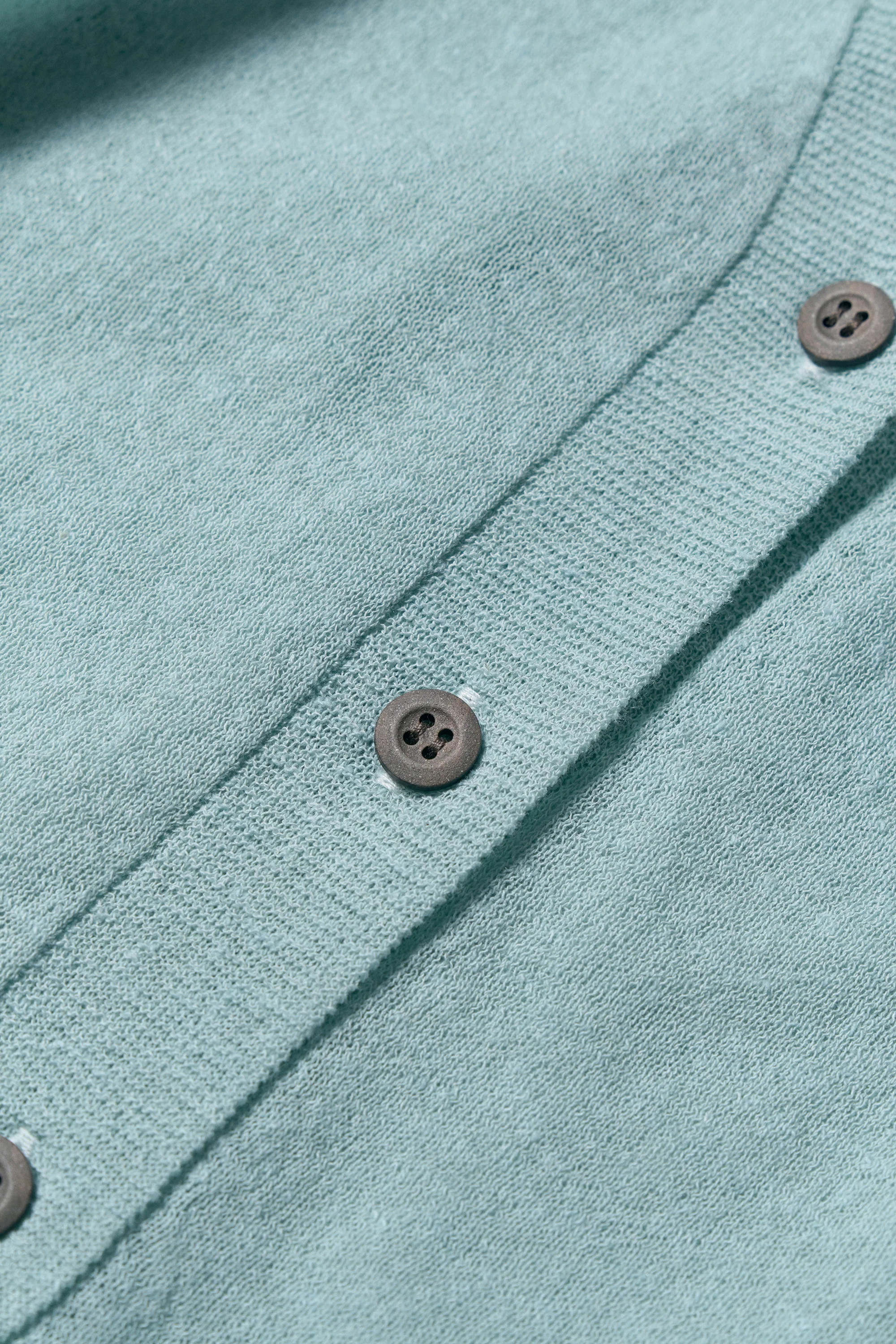 Neck-tie Cotton-linen Cardigan - Image 11
