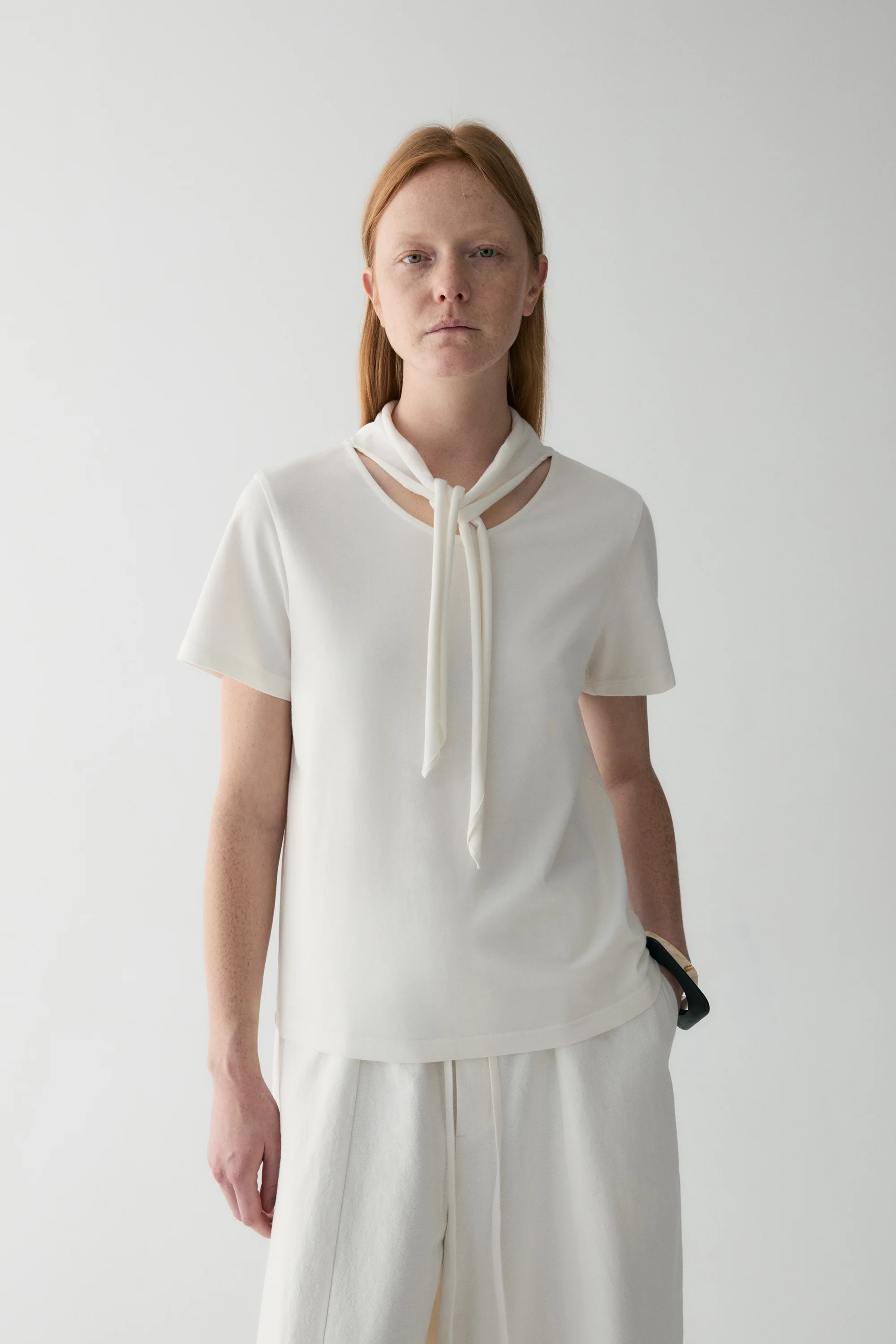 Neck-tie T-shirt