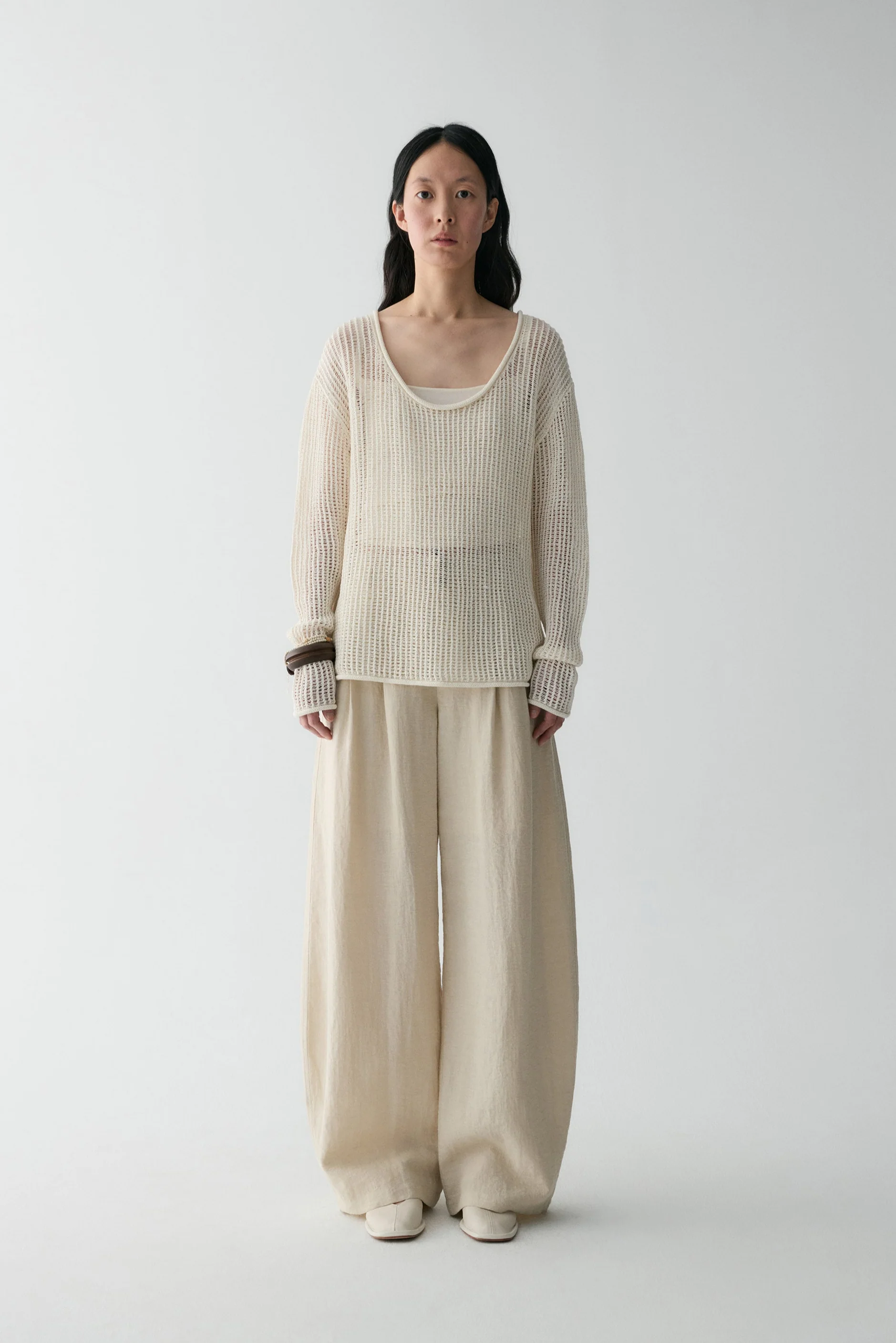 Open-knit Blouse - Image 5