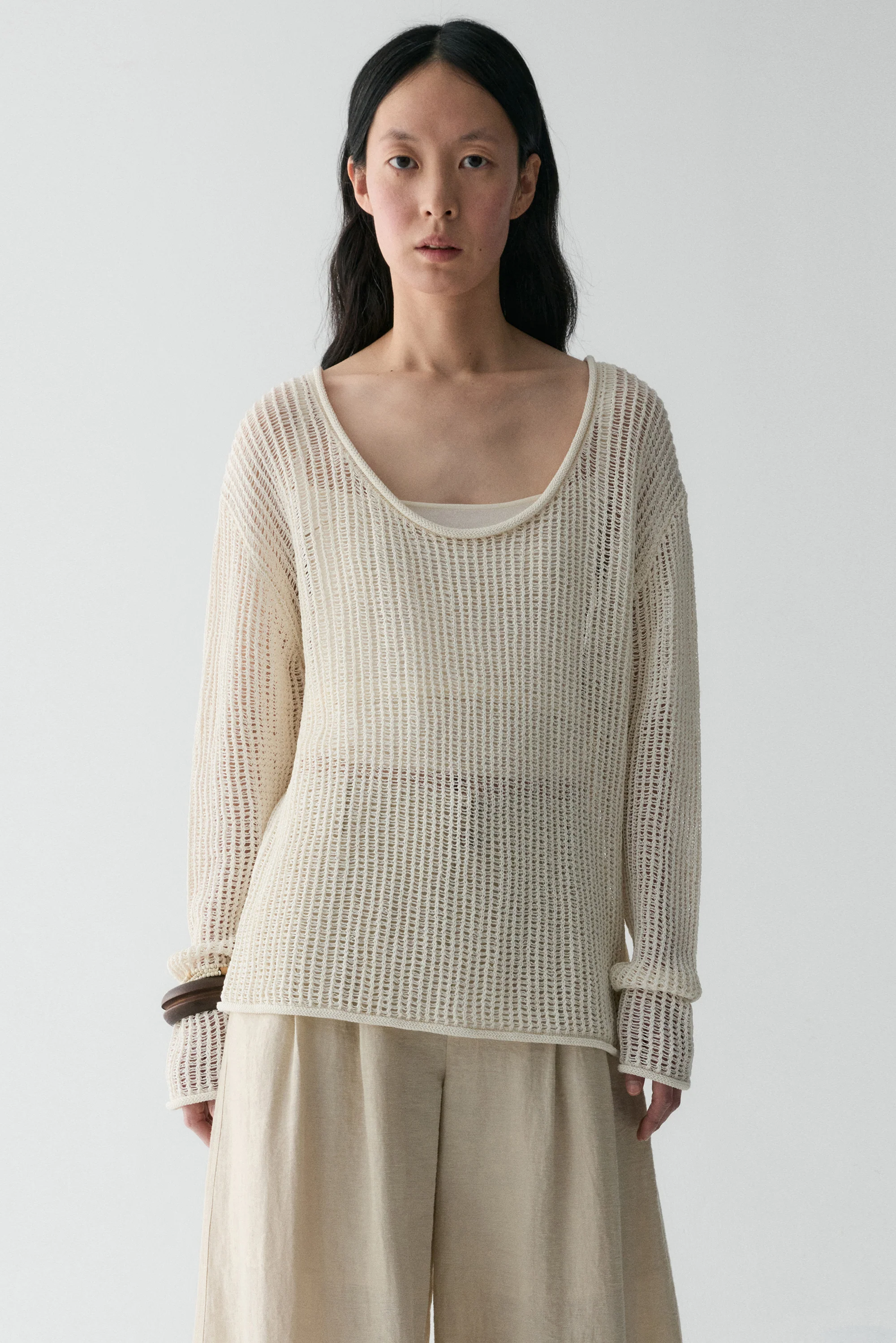 Open-knit Blouse - Image 7
