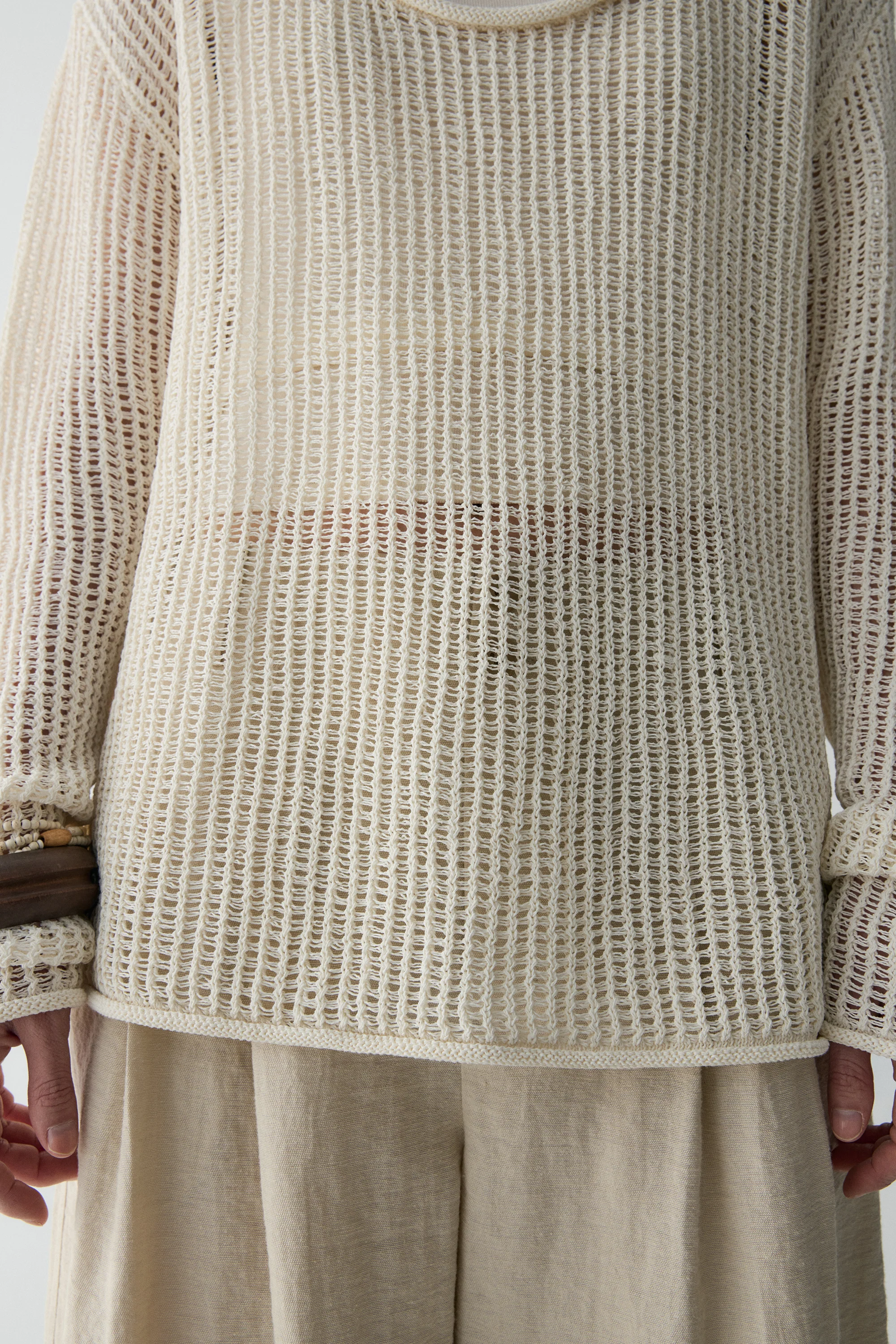 Open-knit Blouse - Image 9