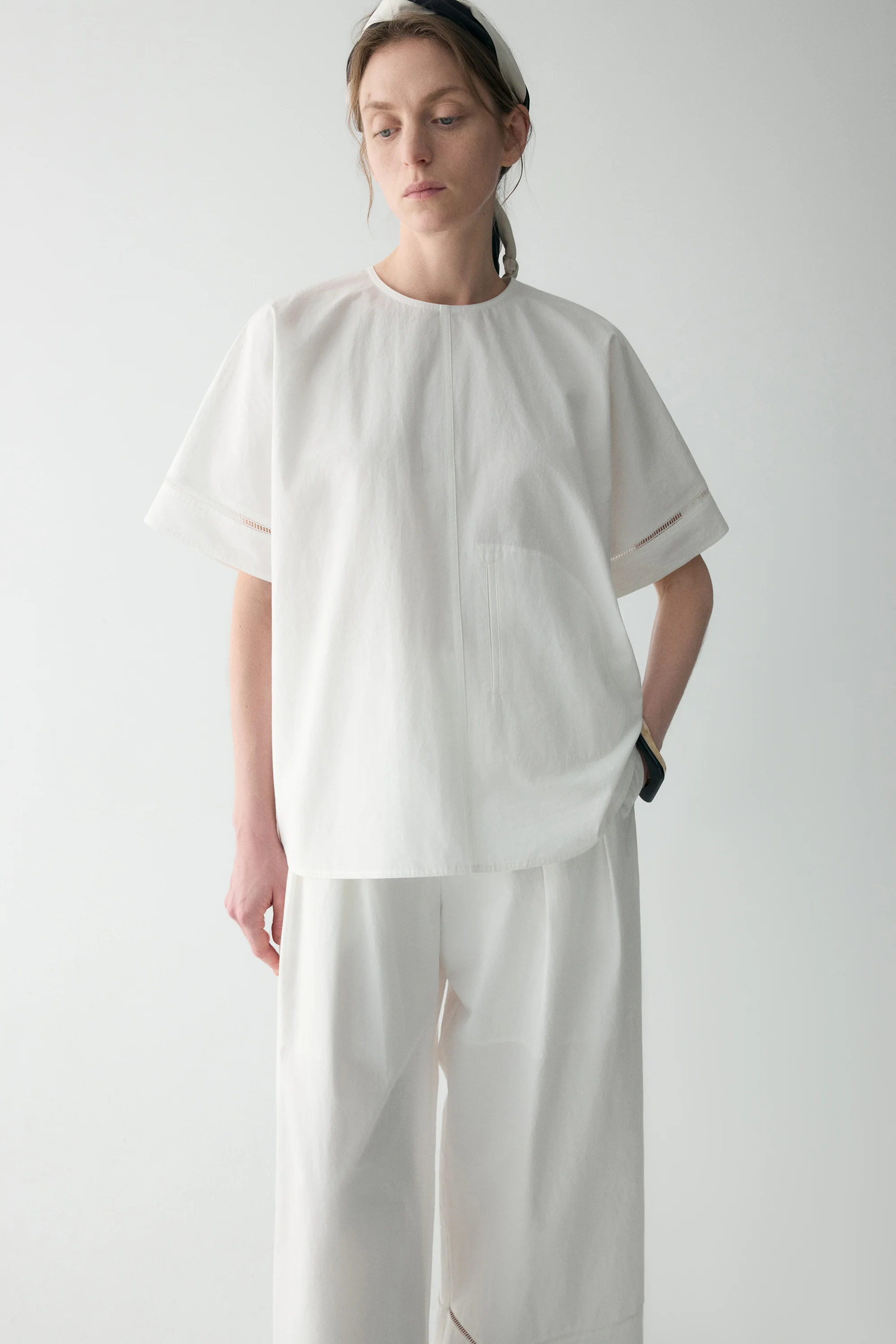 Oversized Cotton Blouse - Image 10