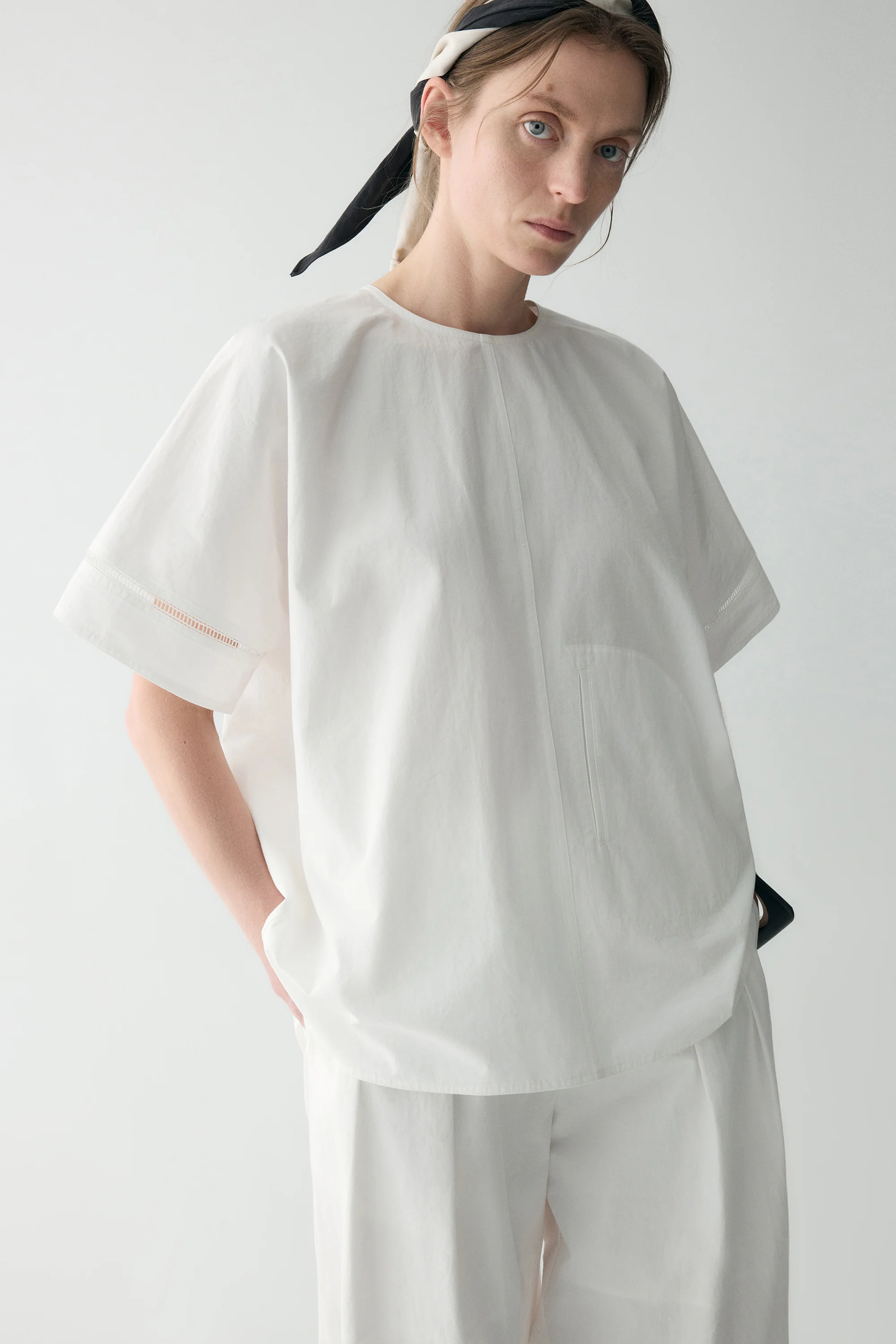 Oversized Cotton Blouse - Image 11