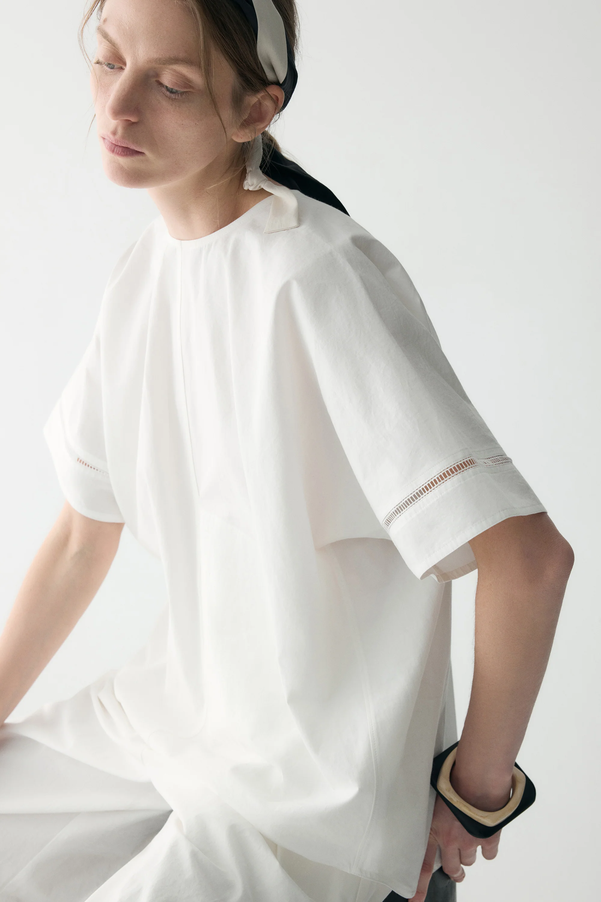Oversized Cotton Blouse - Image 13
