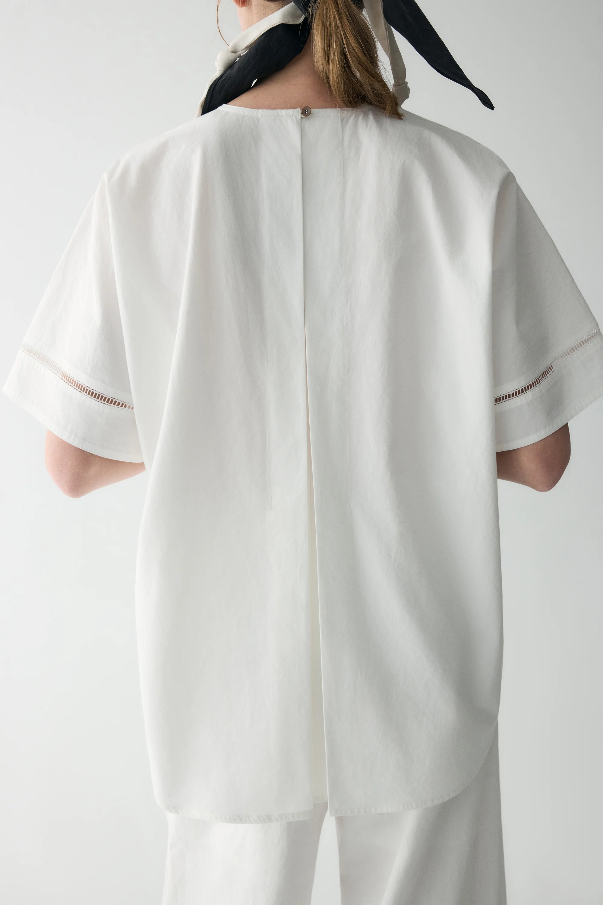 Oversized Cotton Blouse - Image 17