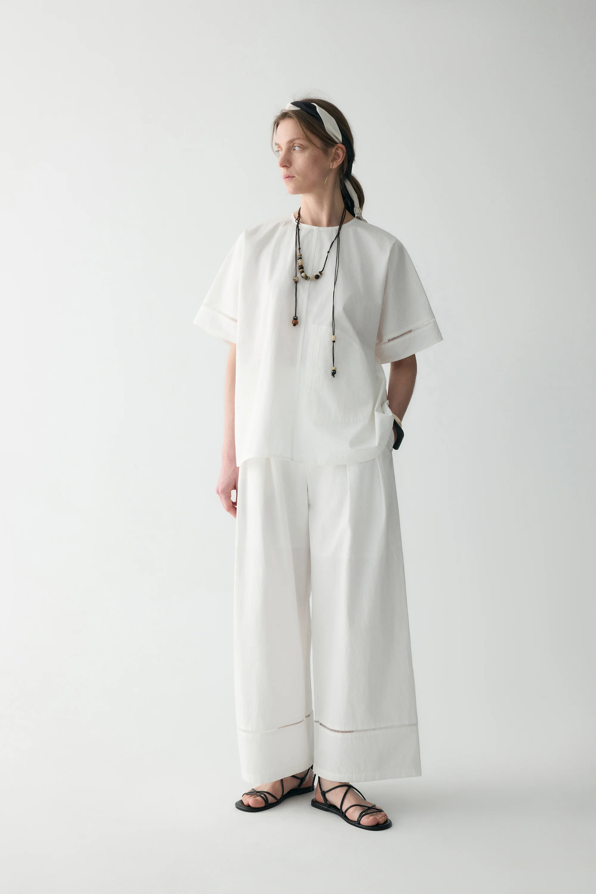Oversized Cotton Blouse - Image 9