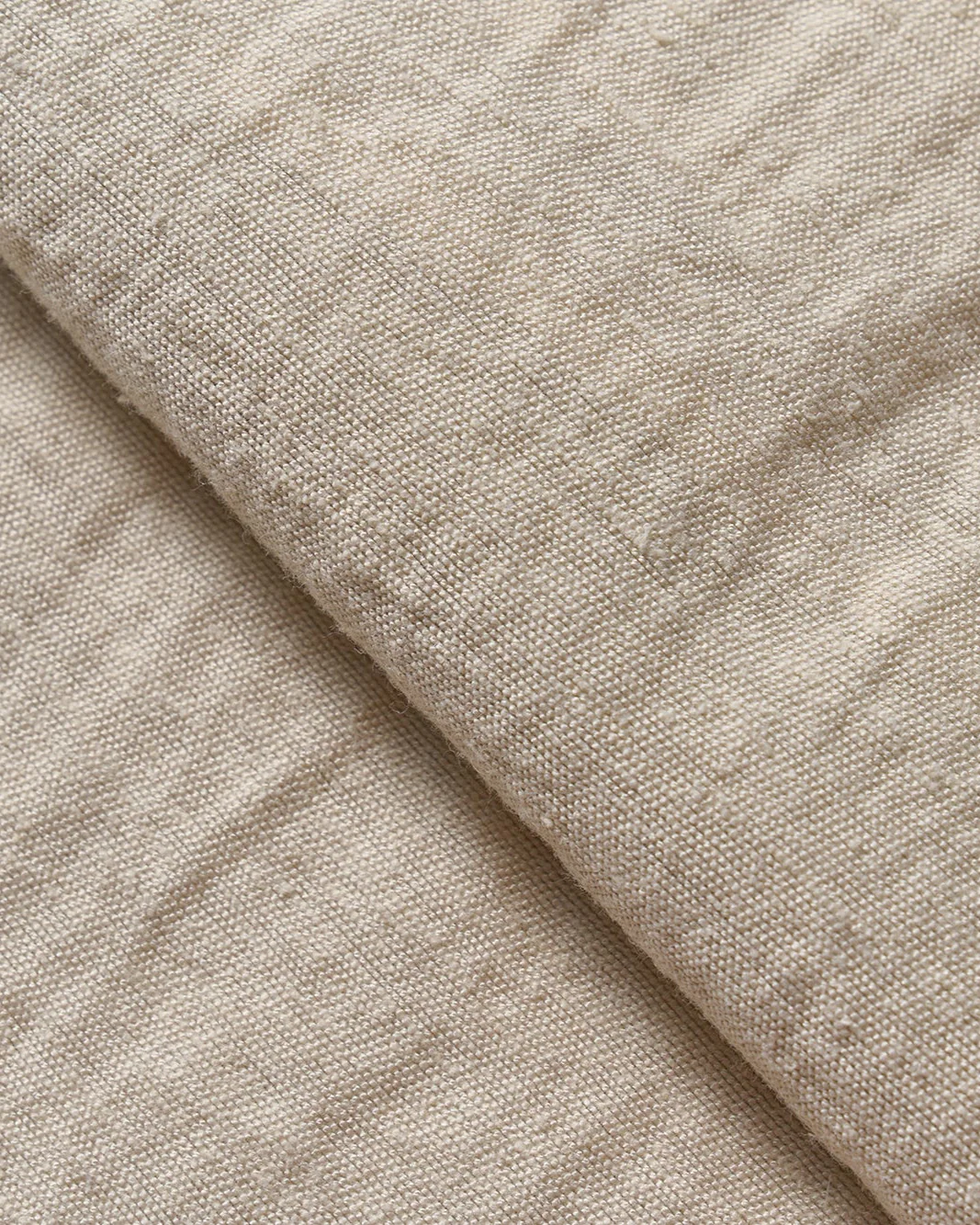 Pleated Curved Linen Pants - Image 22