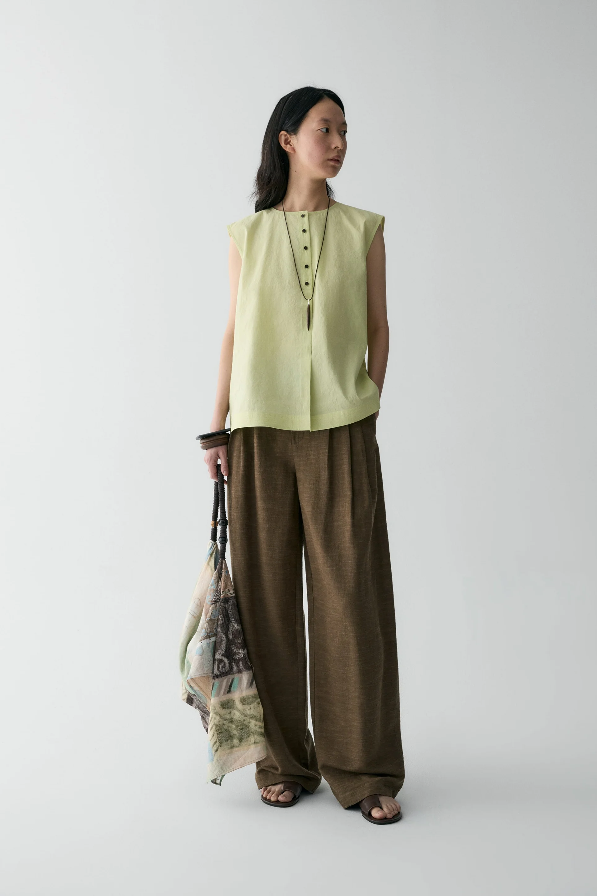 Pleated Straight-leg Pants - Image 13