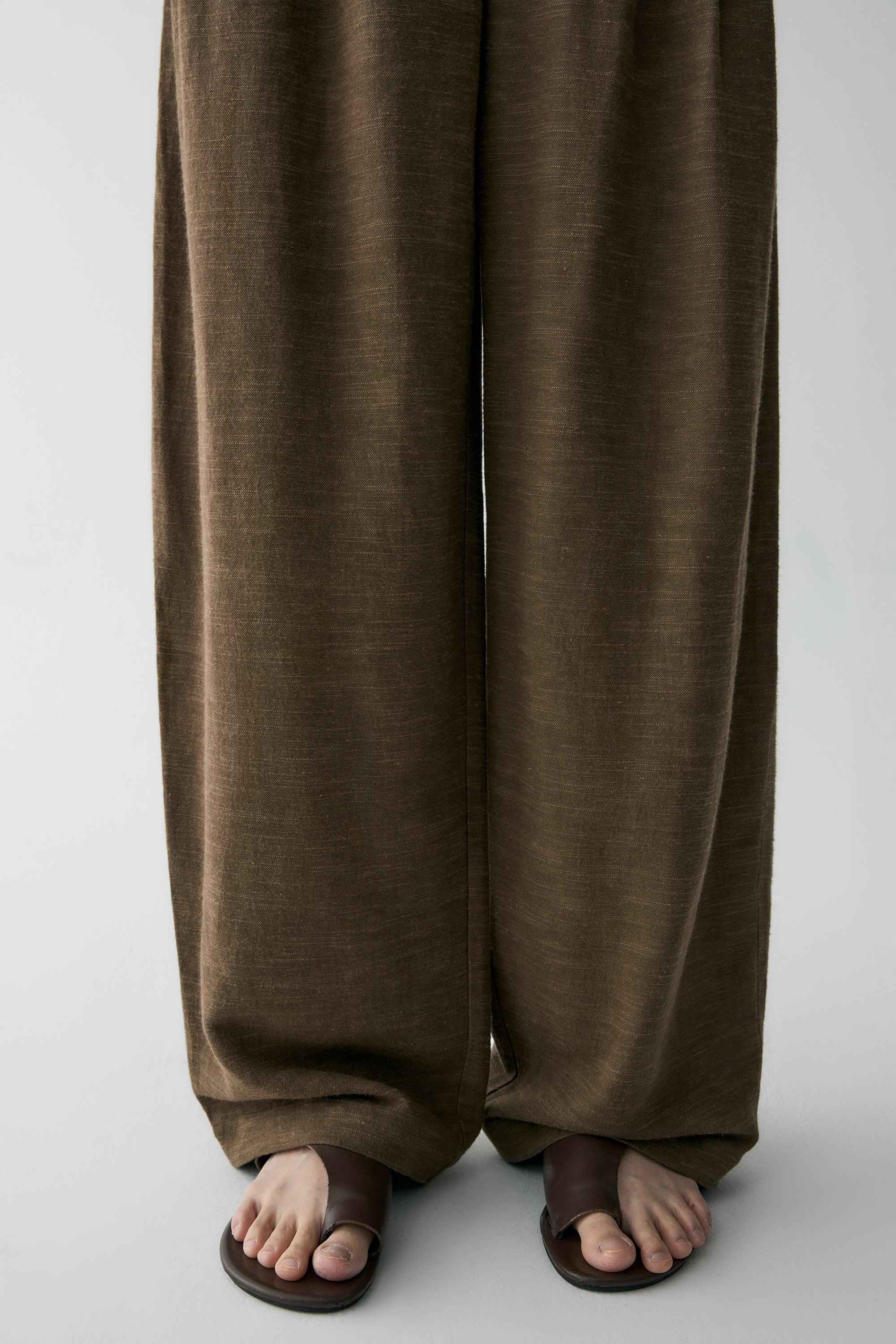 Pleated Straight-leg Pants - Image 20