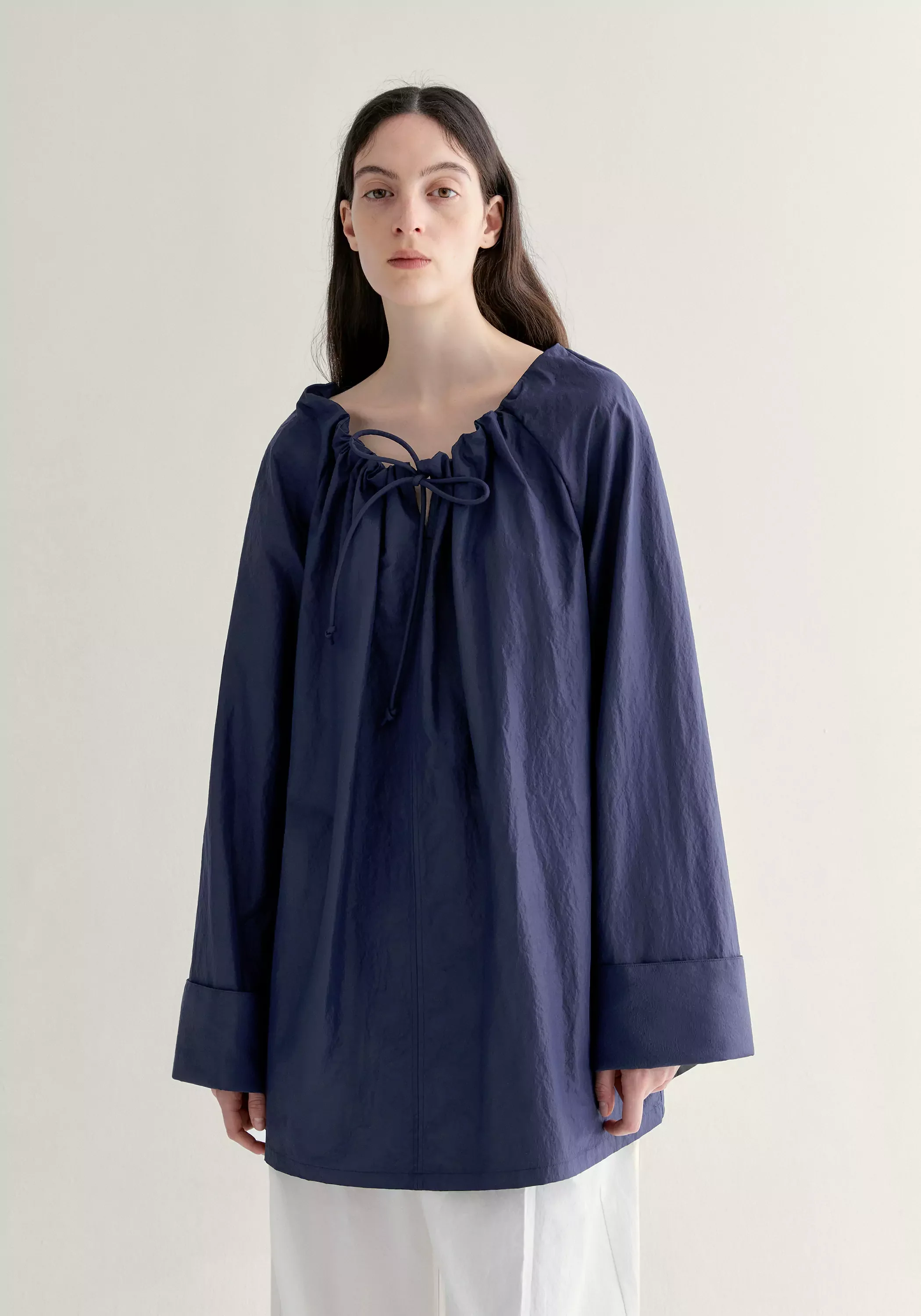 Relaxed Gathered Blouse - Image 16