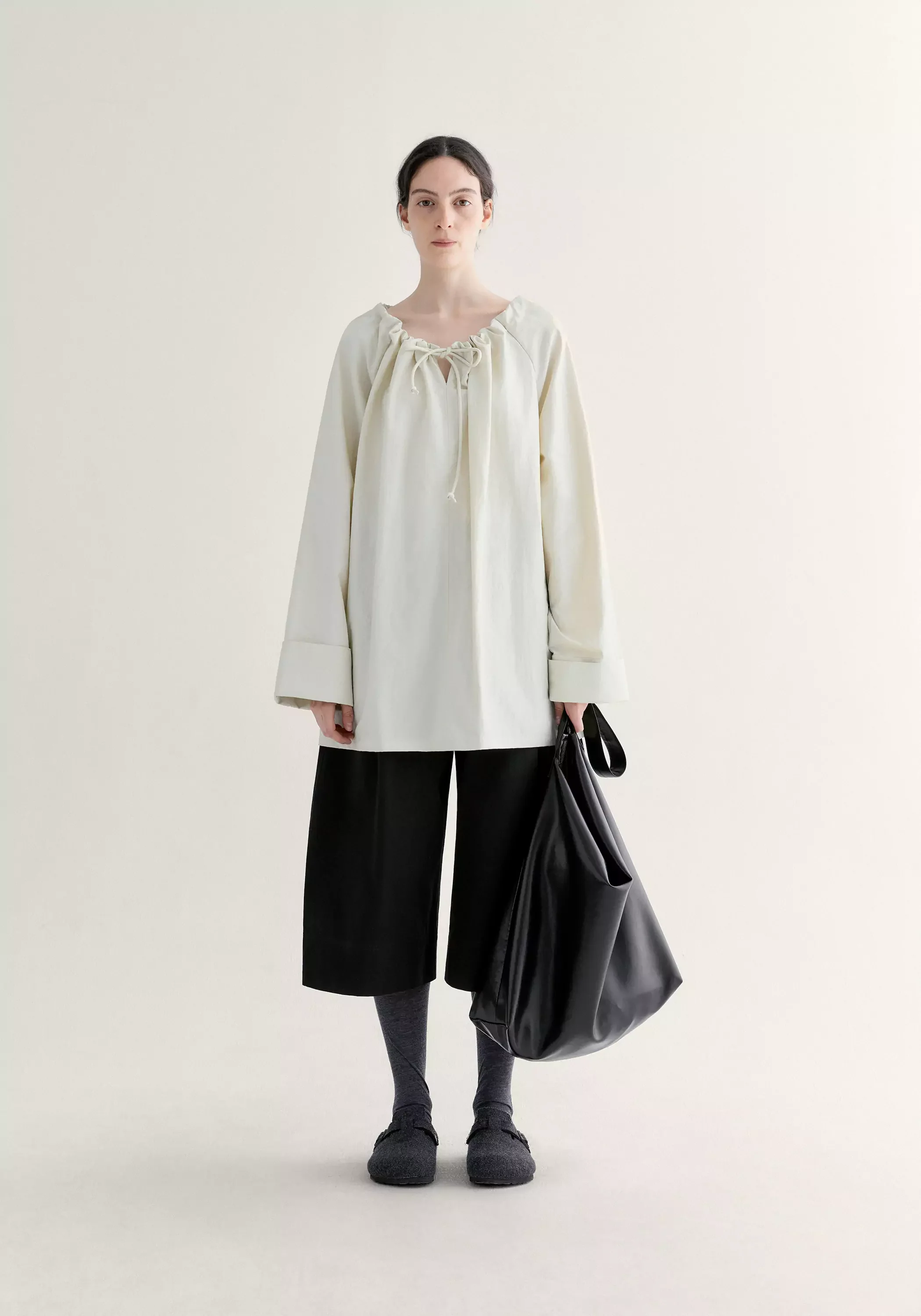 Relaxed Gathered Blouse - Image 2