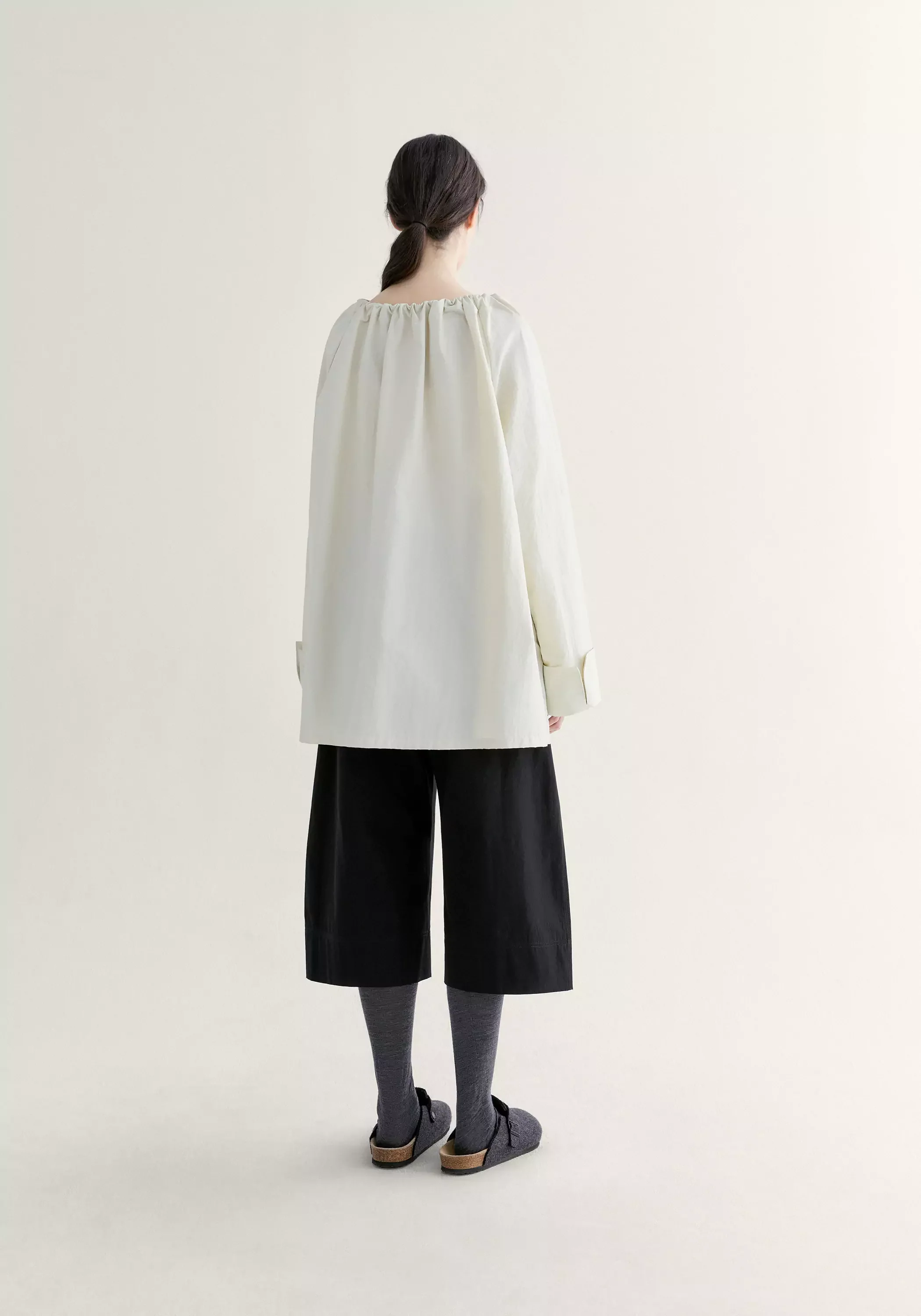 Relaxed Gathered Blouse - Image 5