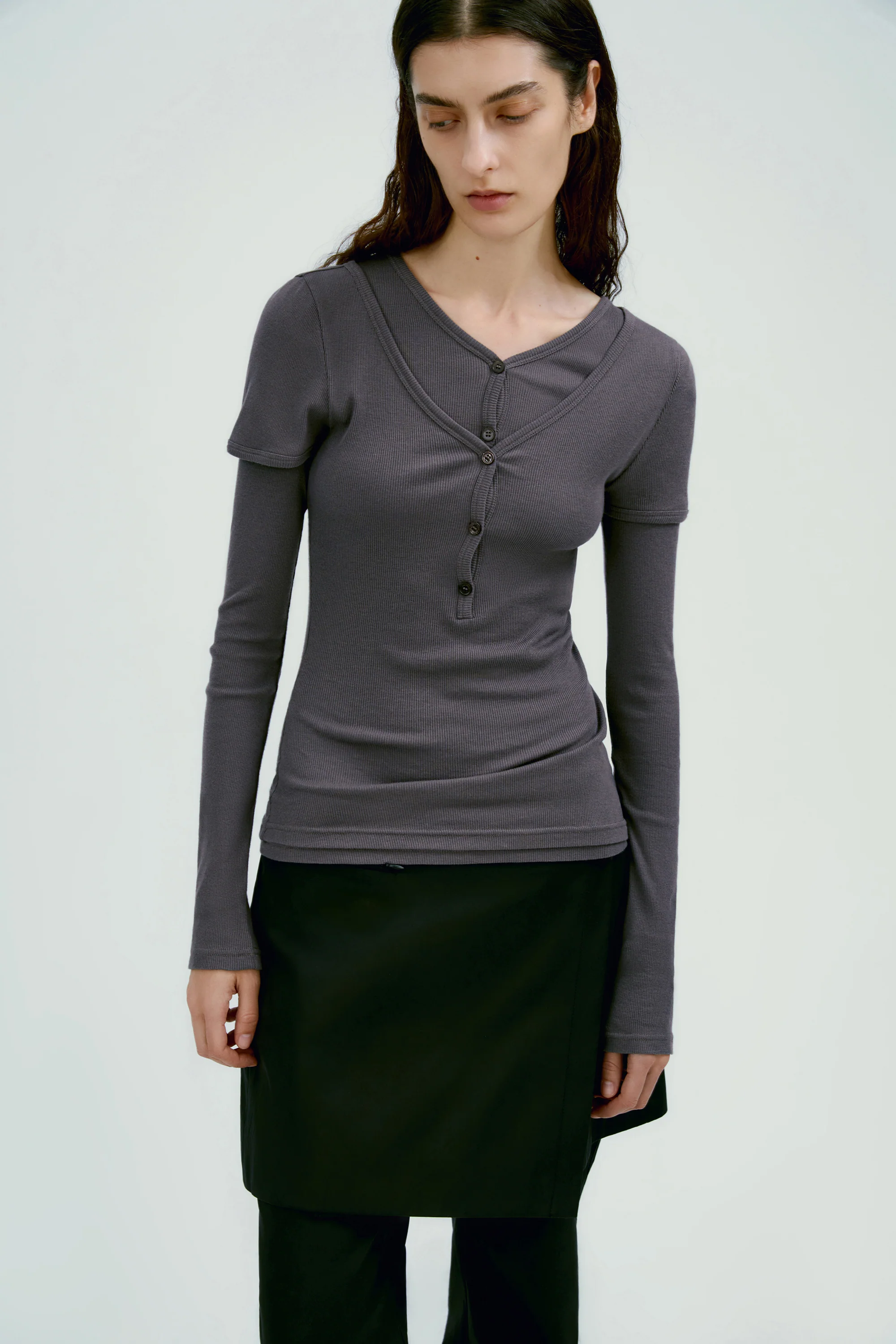 Ribbed Jersey T-shirt - Image 9