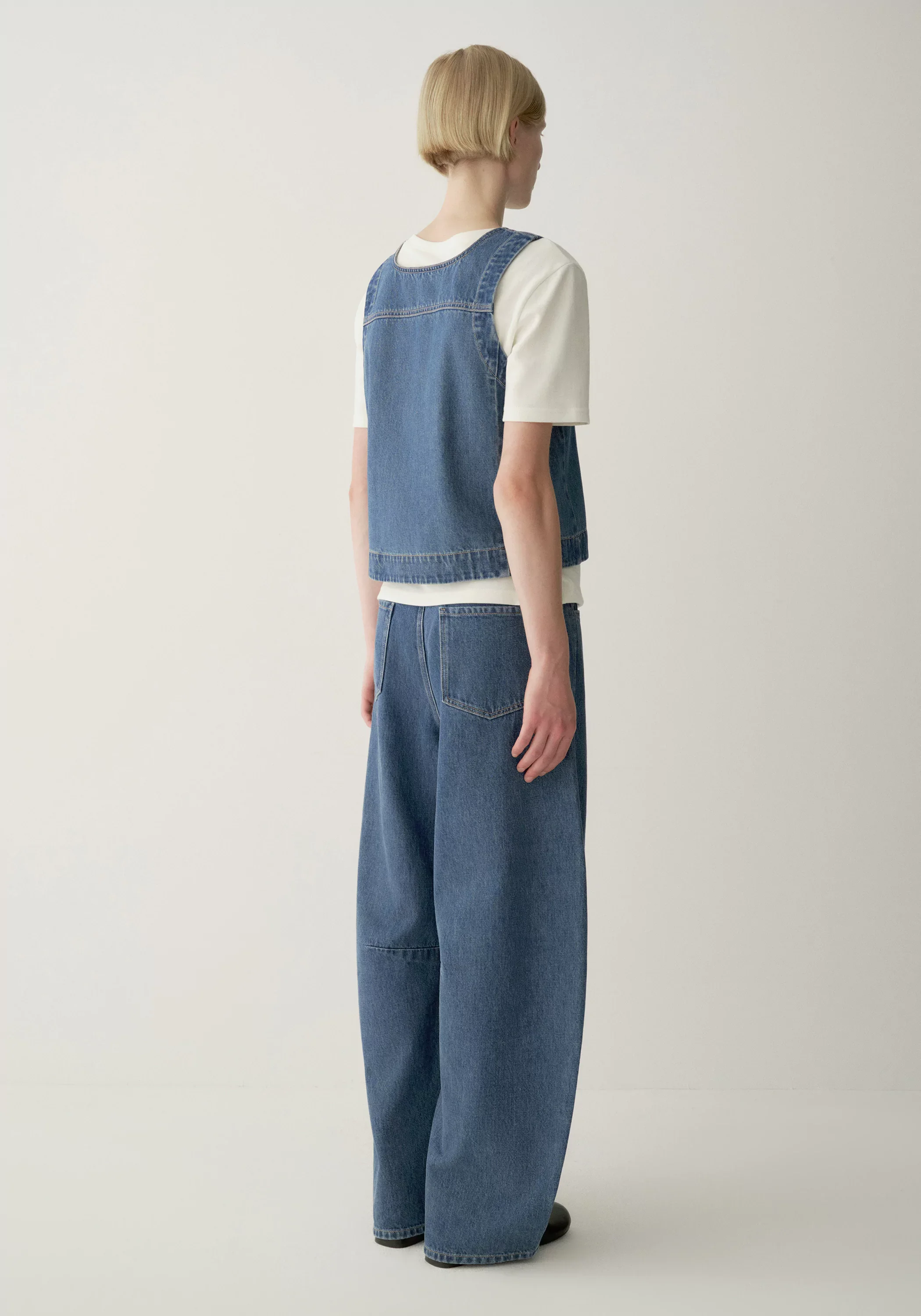 Roundneck Denim Vest - Image 5