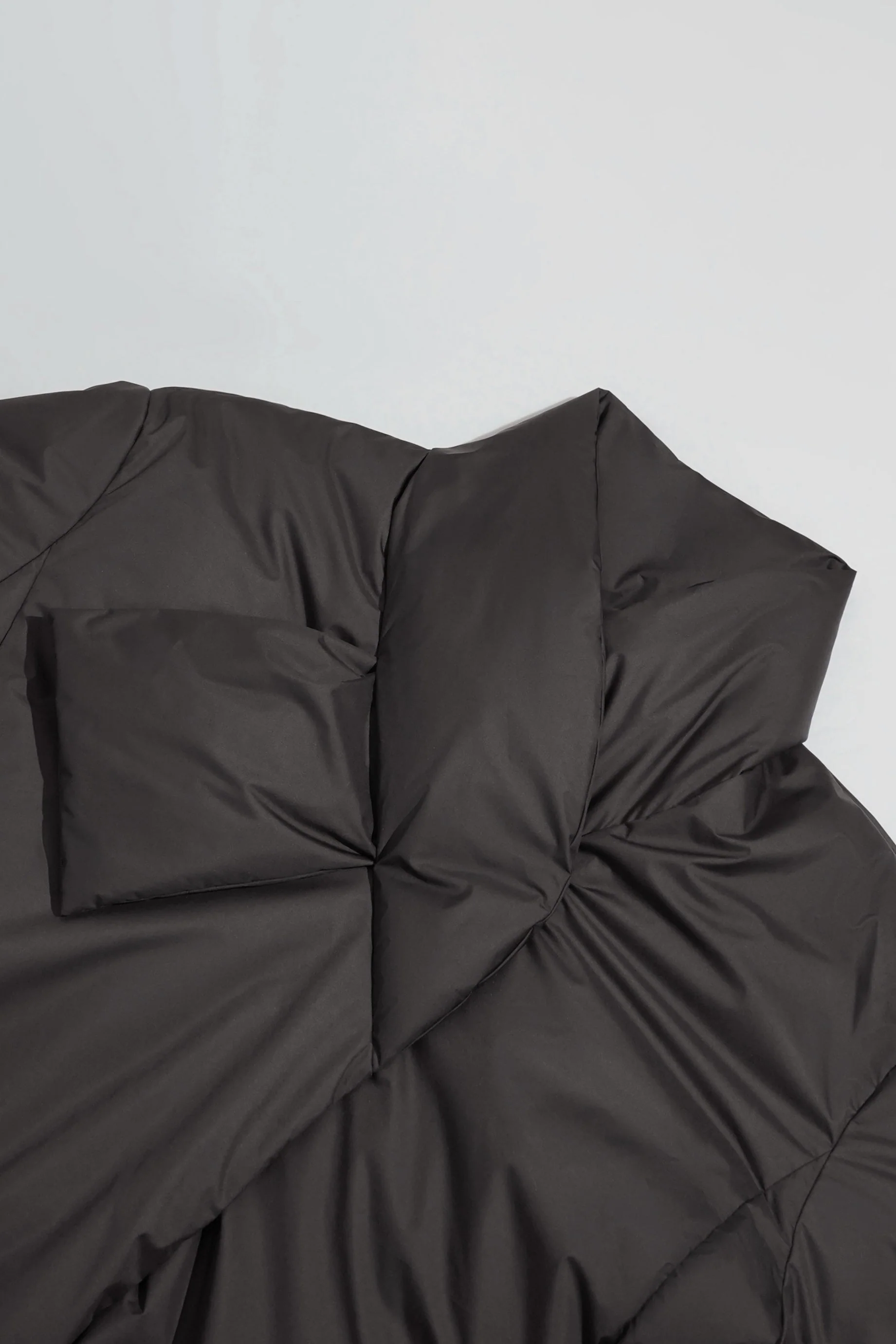 Scarf Collar Down Coat - Image 4