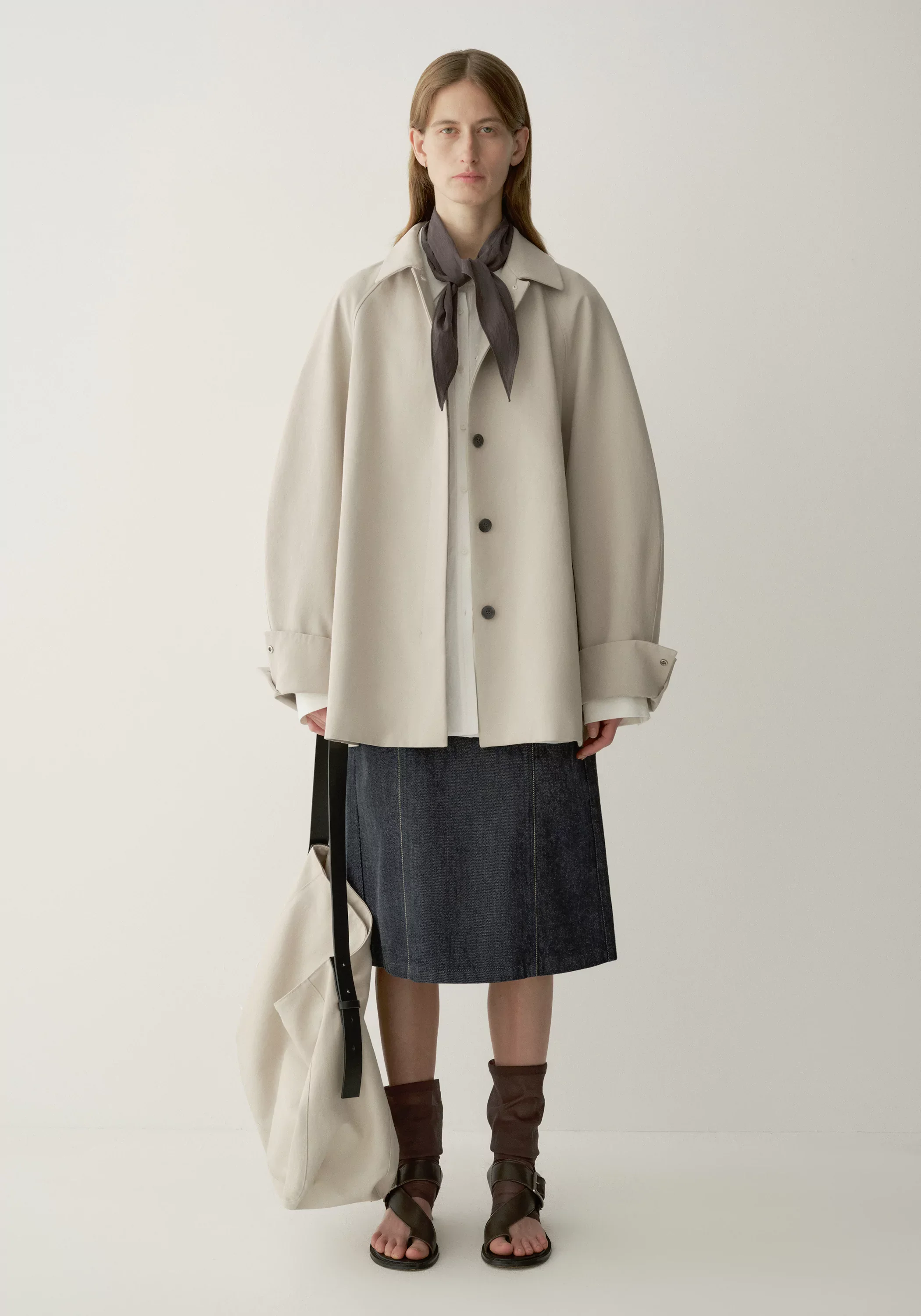 Sculptural Trench Coat - Image 10