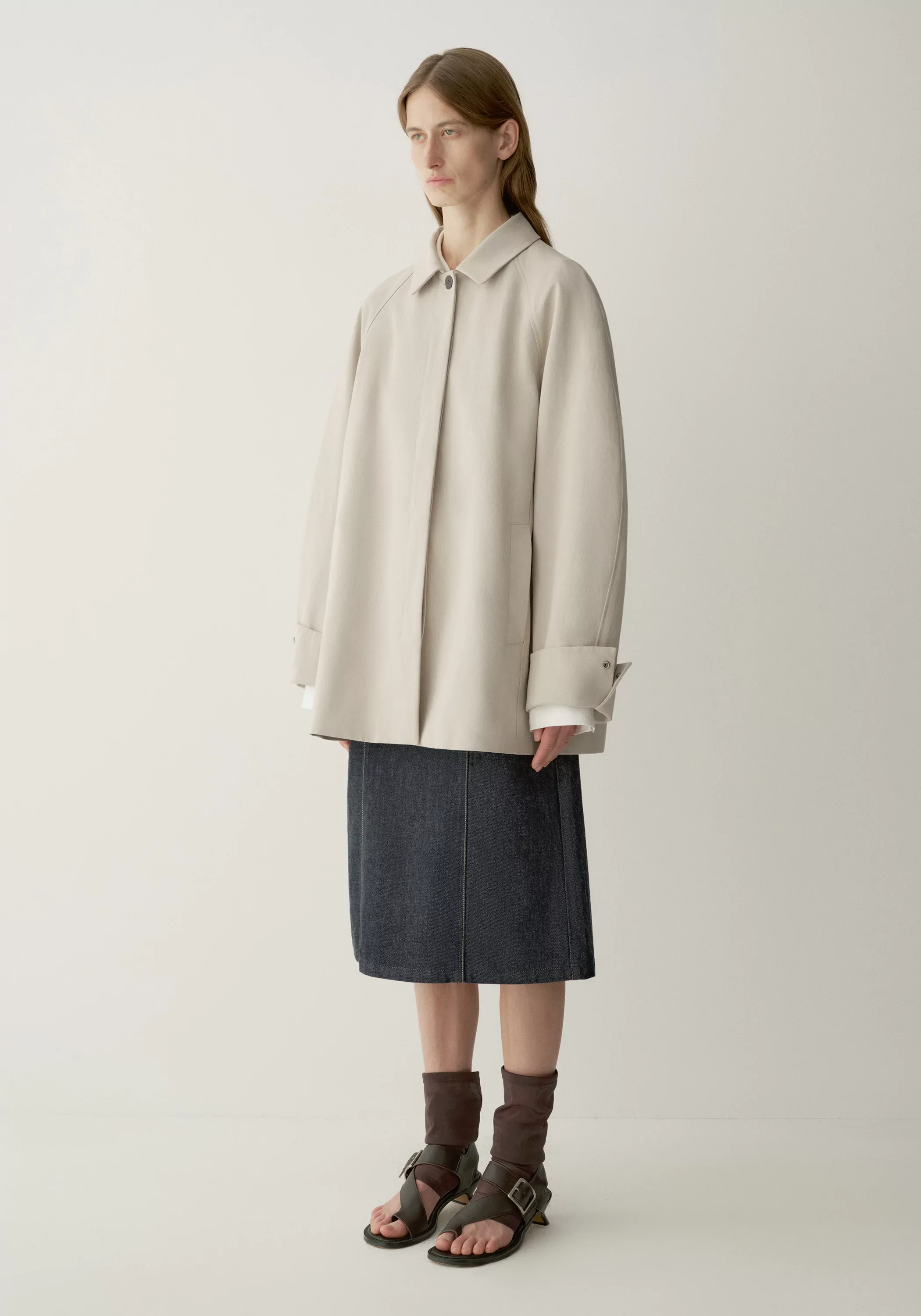 Sculptural Trench Coat - Image 11