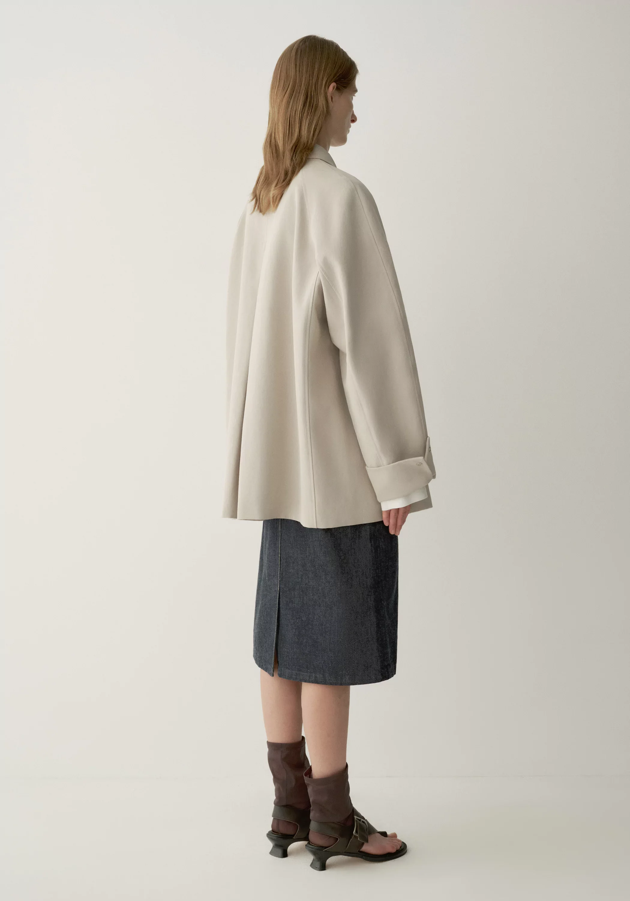 Sculptural Trench Coat - Image 12