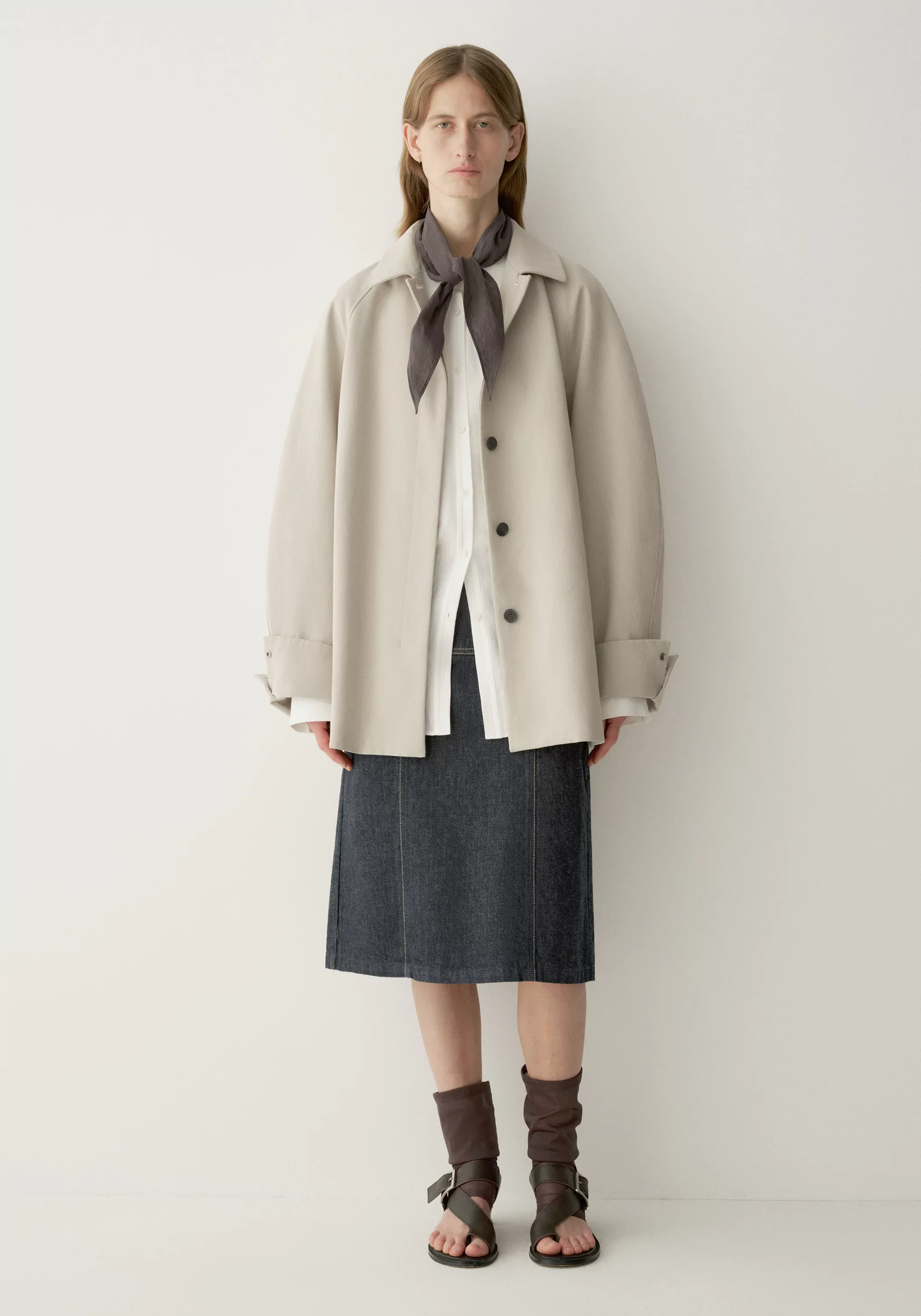 Sculptural Trench Coat - Image 13