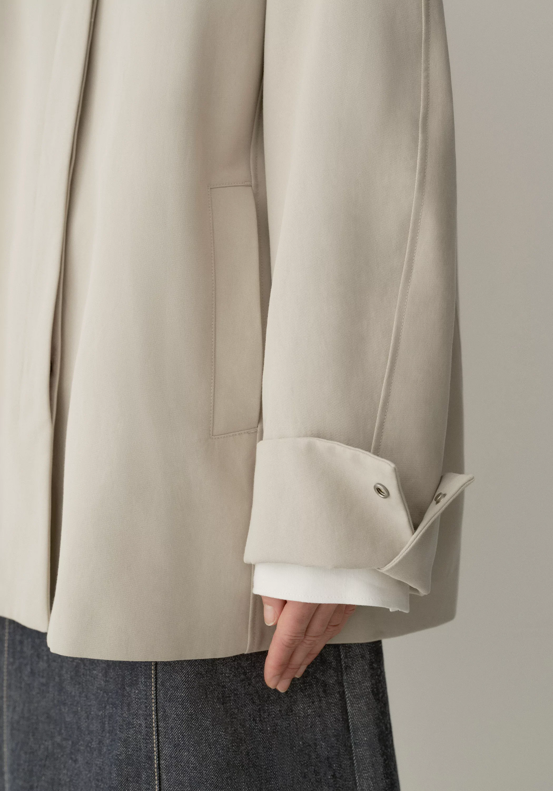 Sculptural Trench Coat - Image 17