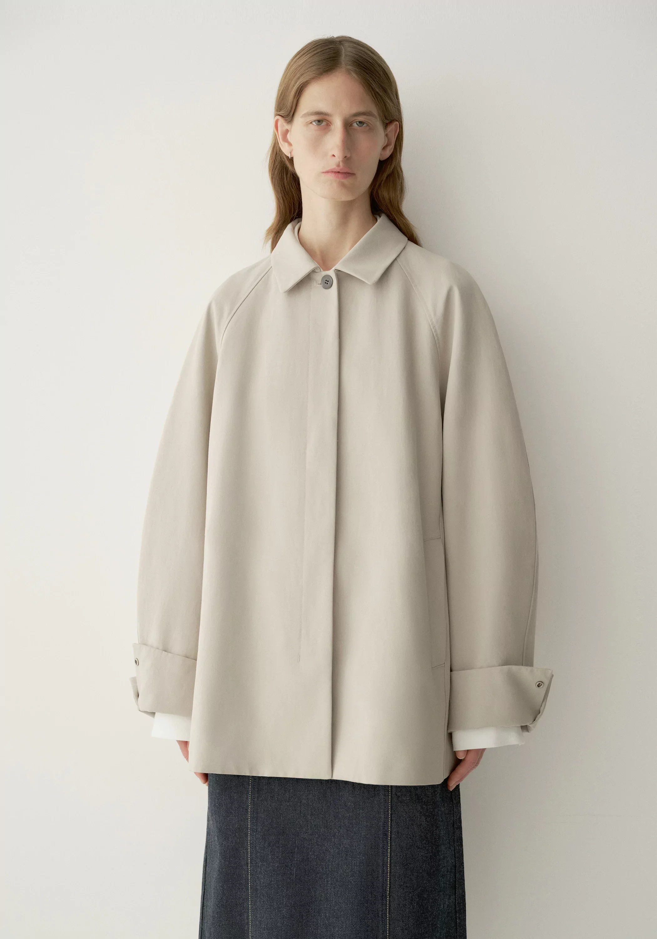 Sculptural Trench Coat - Image 3