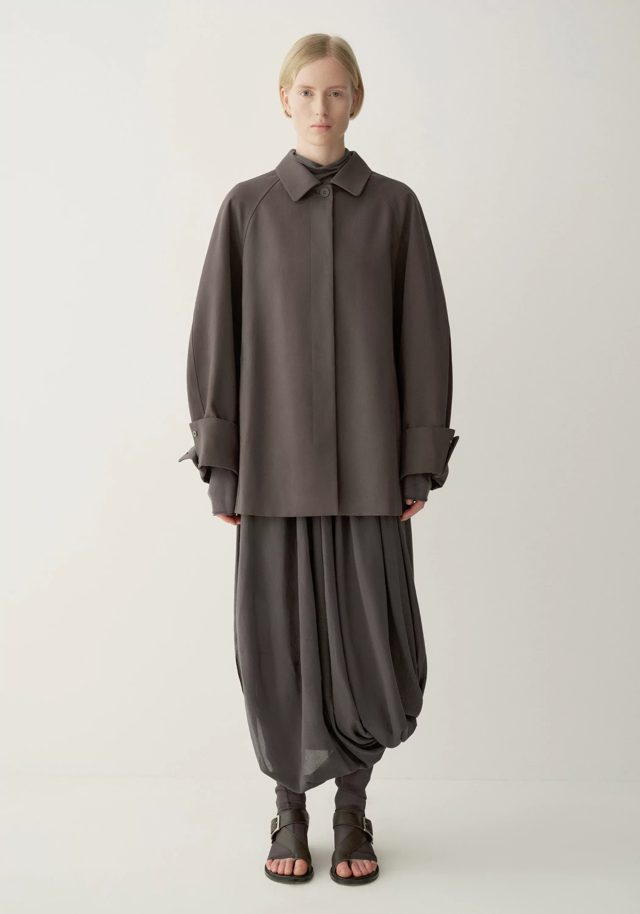 Sculptural Trench Coat - Image 4
