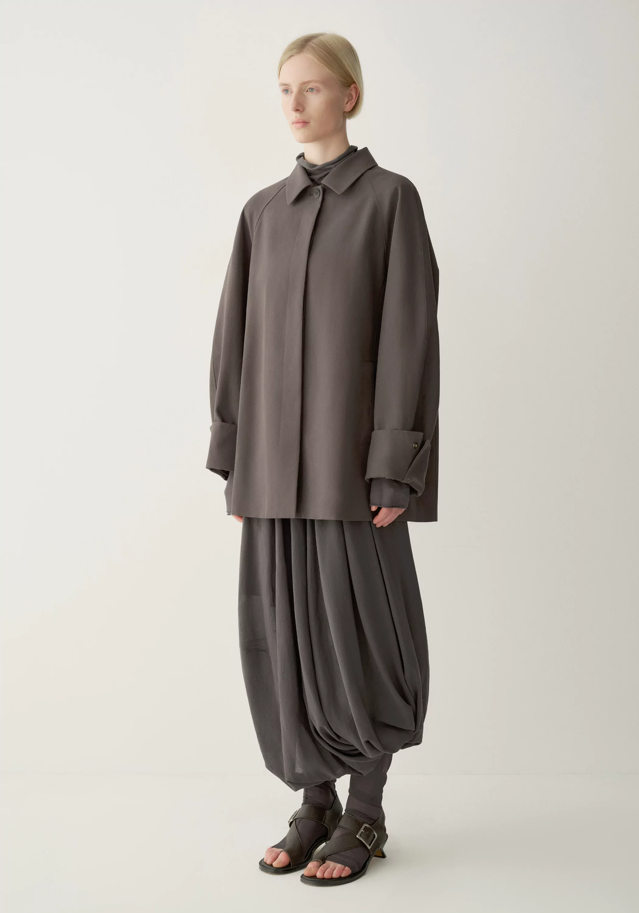 Sculptural Trench Coat - Image 5