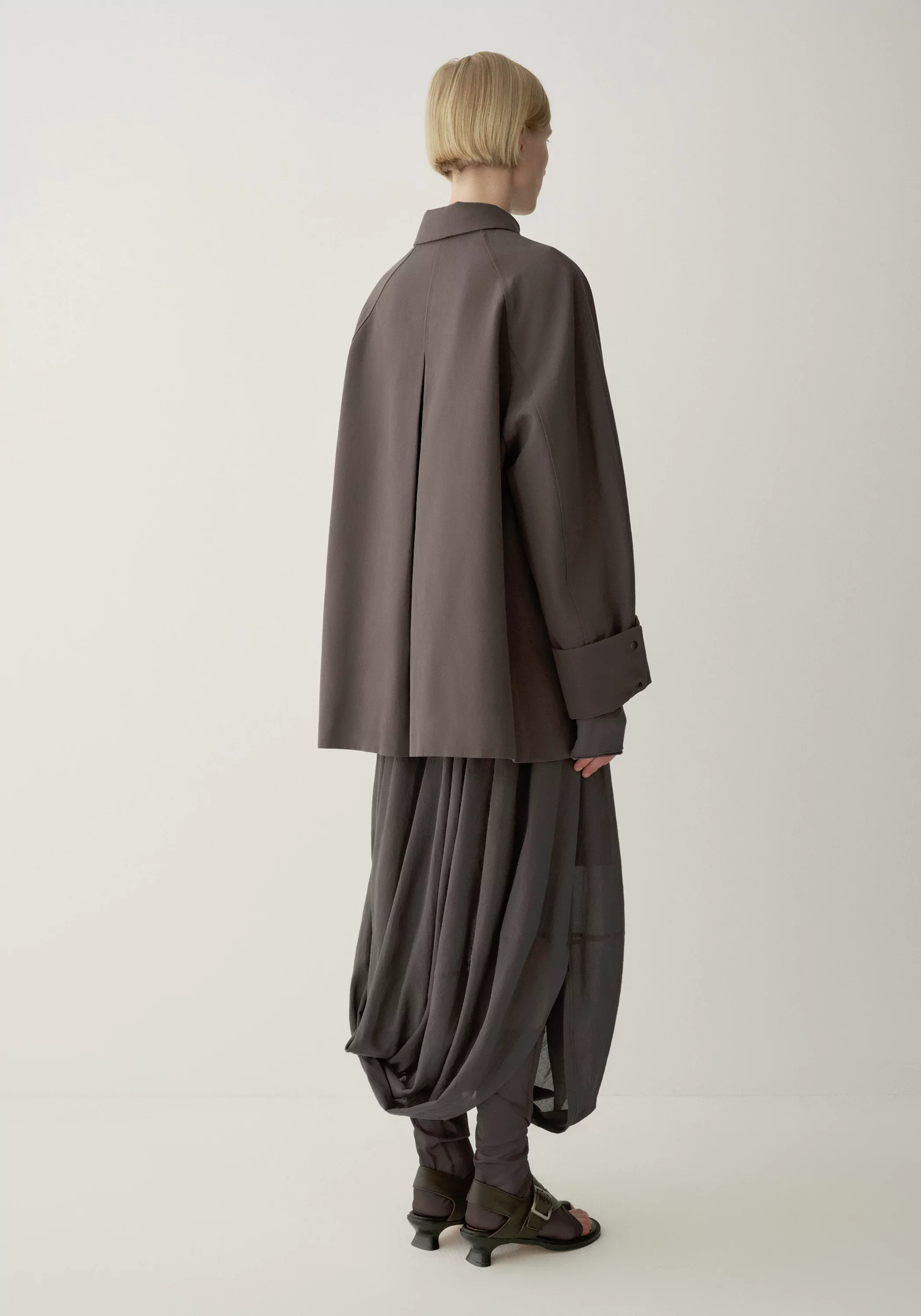 Sculptural Trench Coat - Image 6