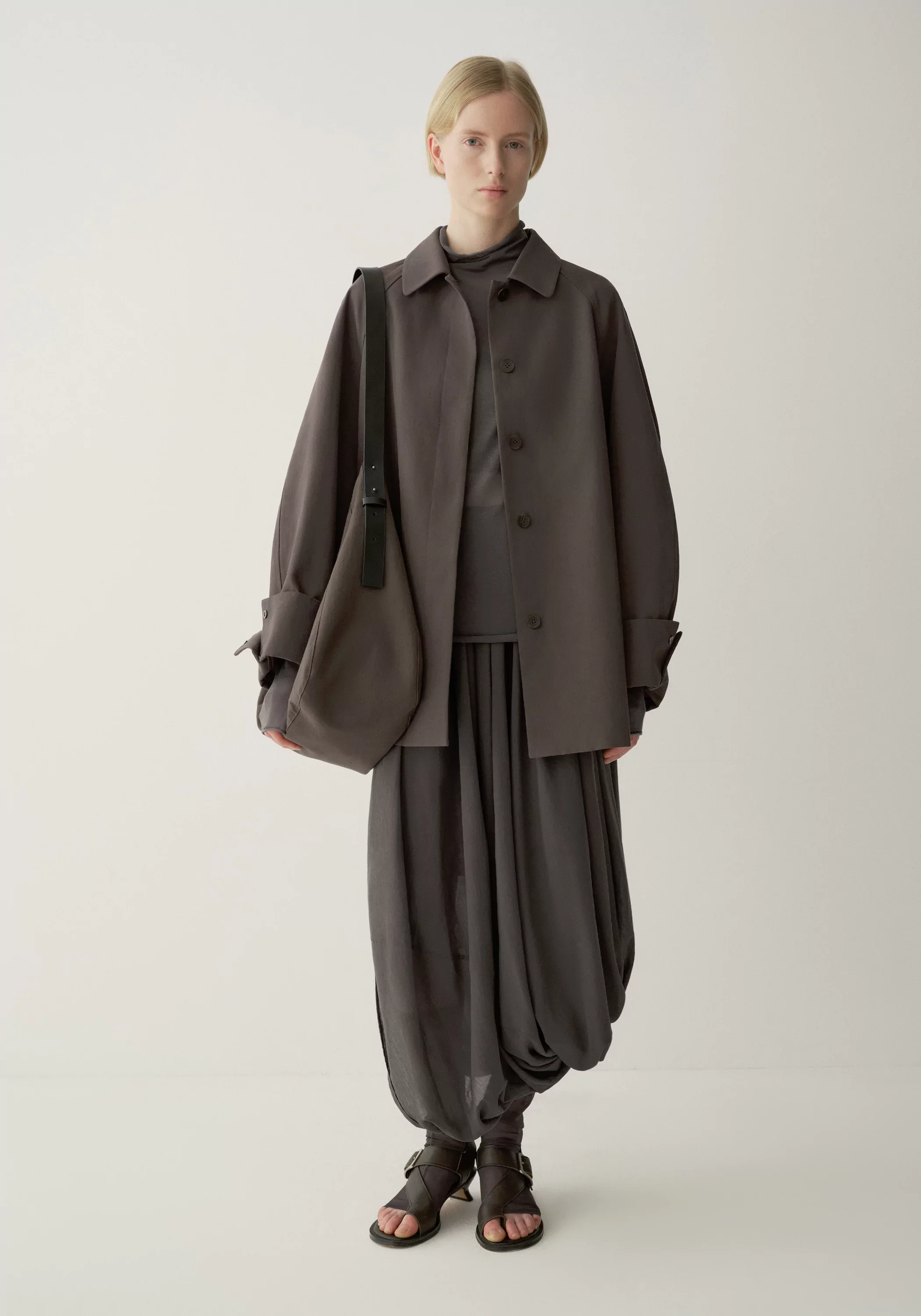 Sculptural Trench Coat - Image 7
