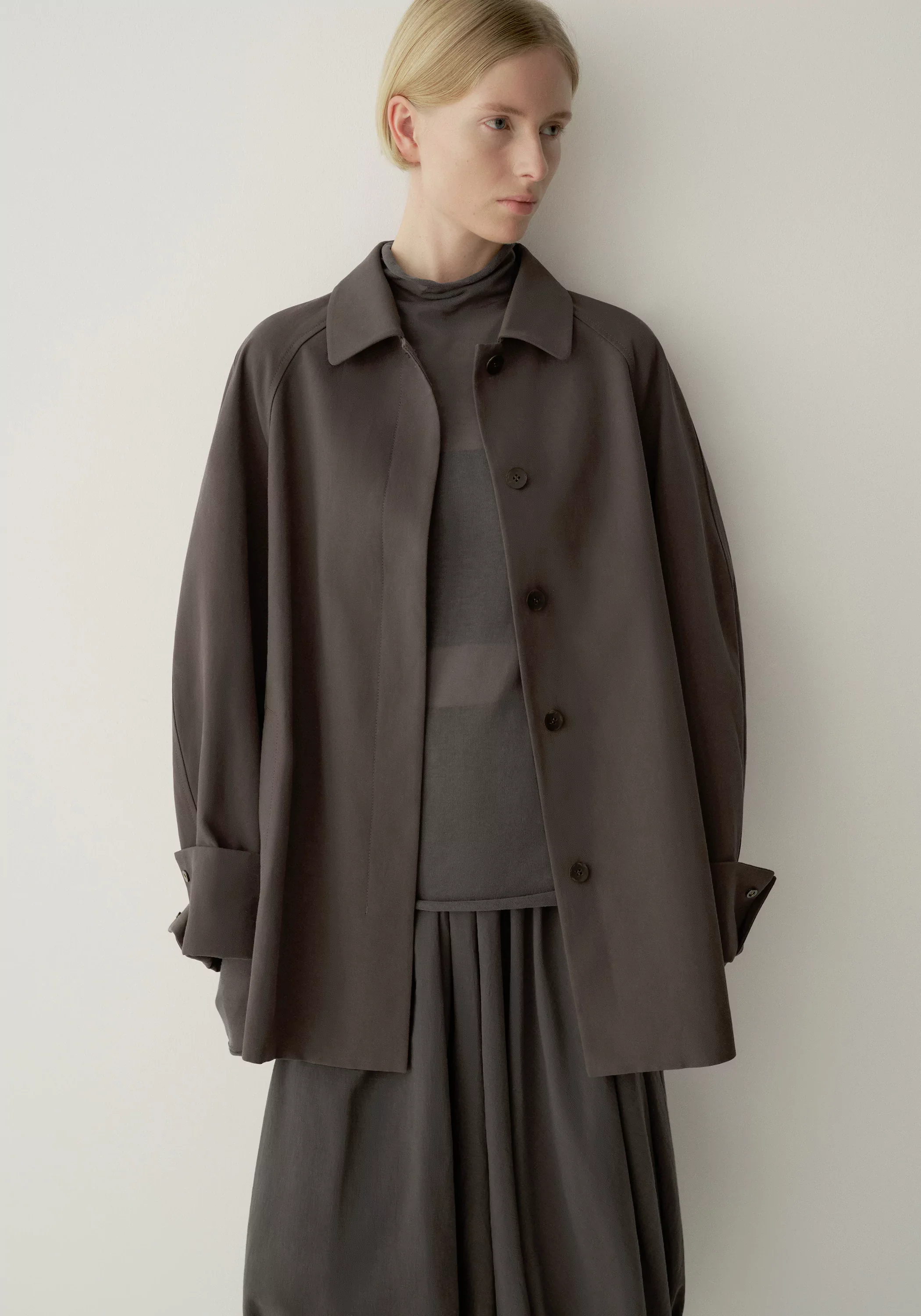 Sculptural Trench Coat - Image 8