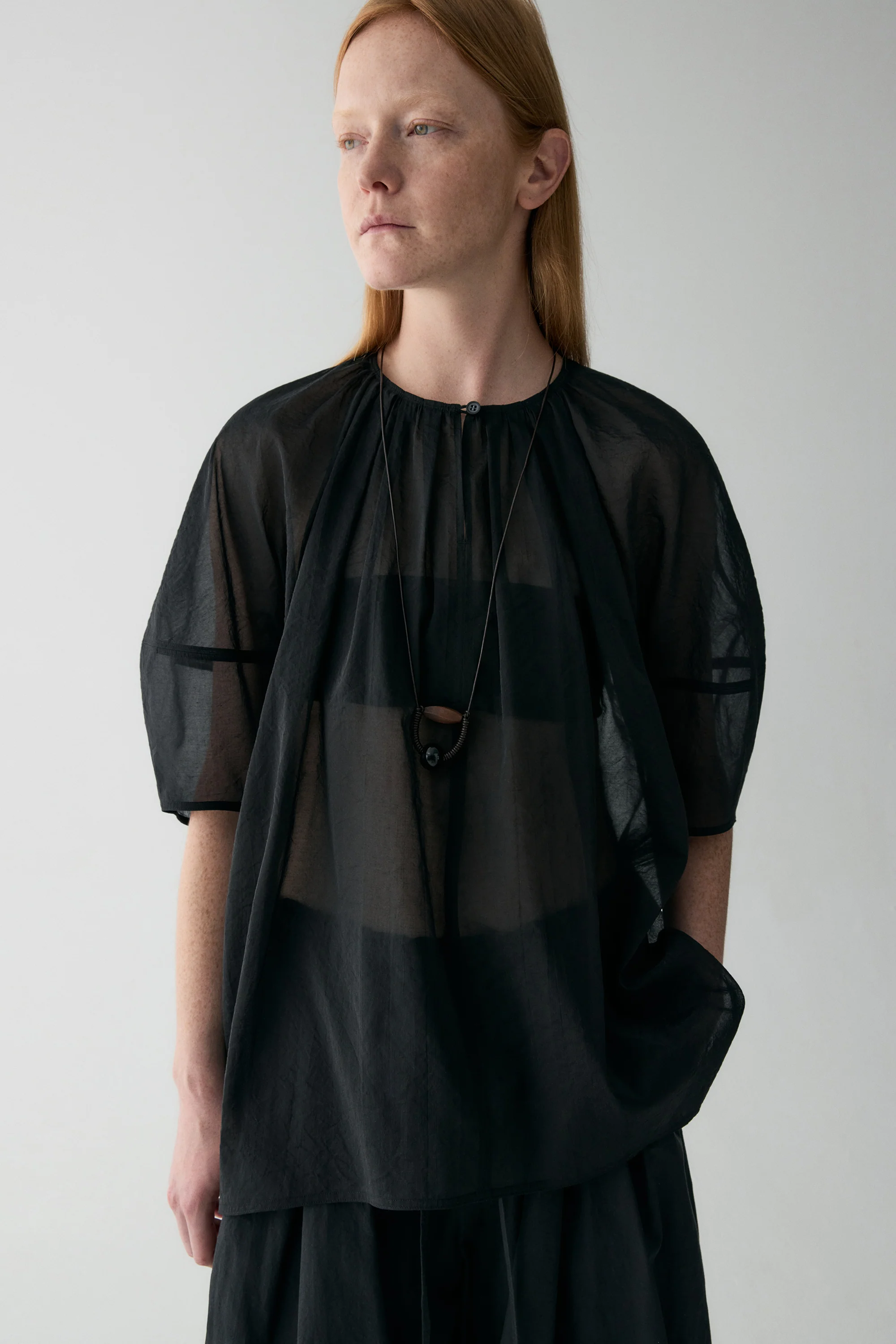 See-through Cotton Top - Image 7