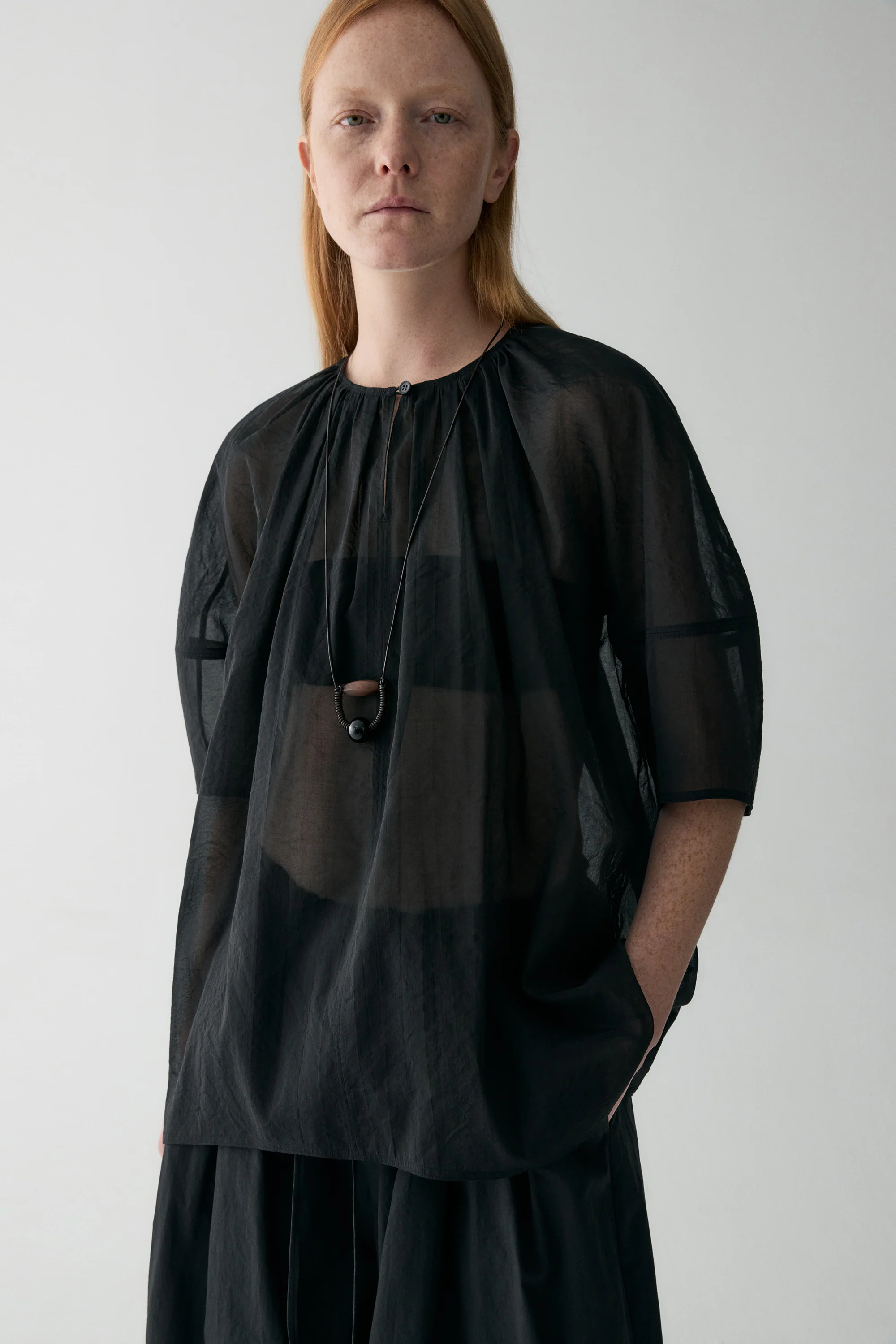 See-through Cotton Top - Image 8