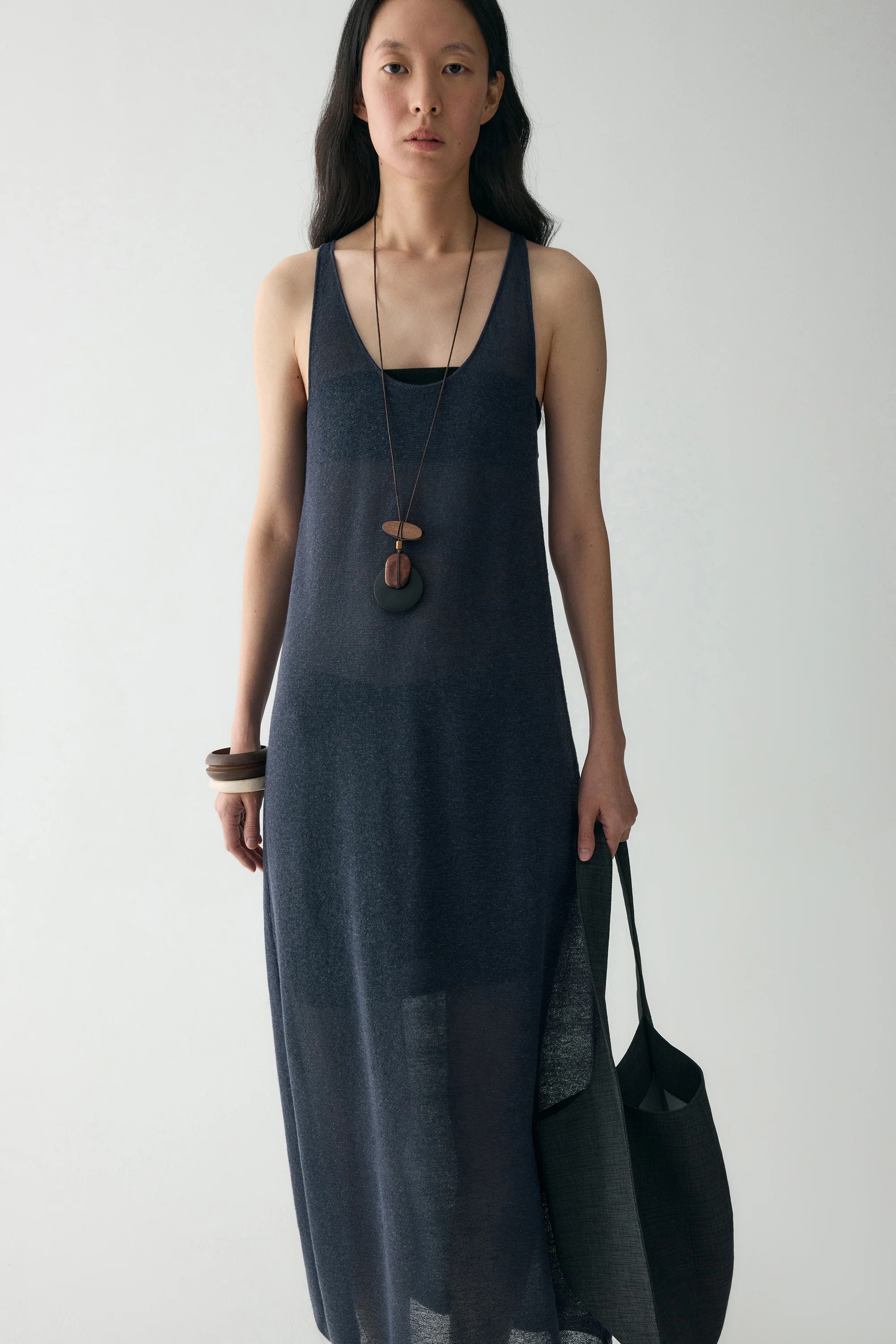 See-through Knitted Dress - Image 11