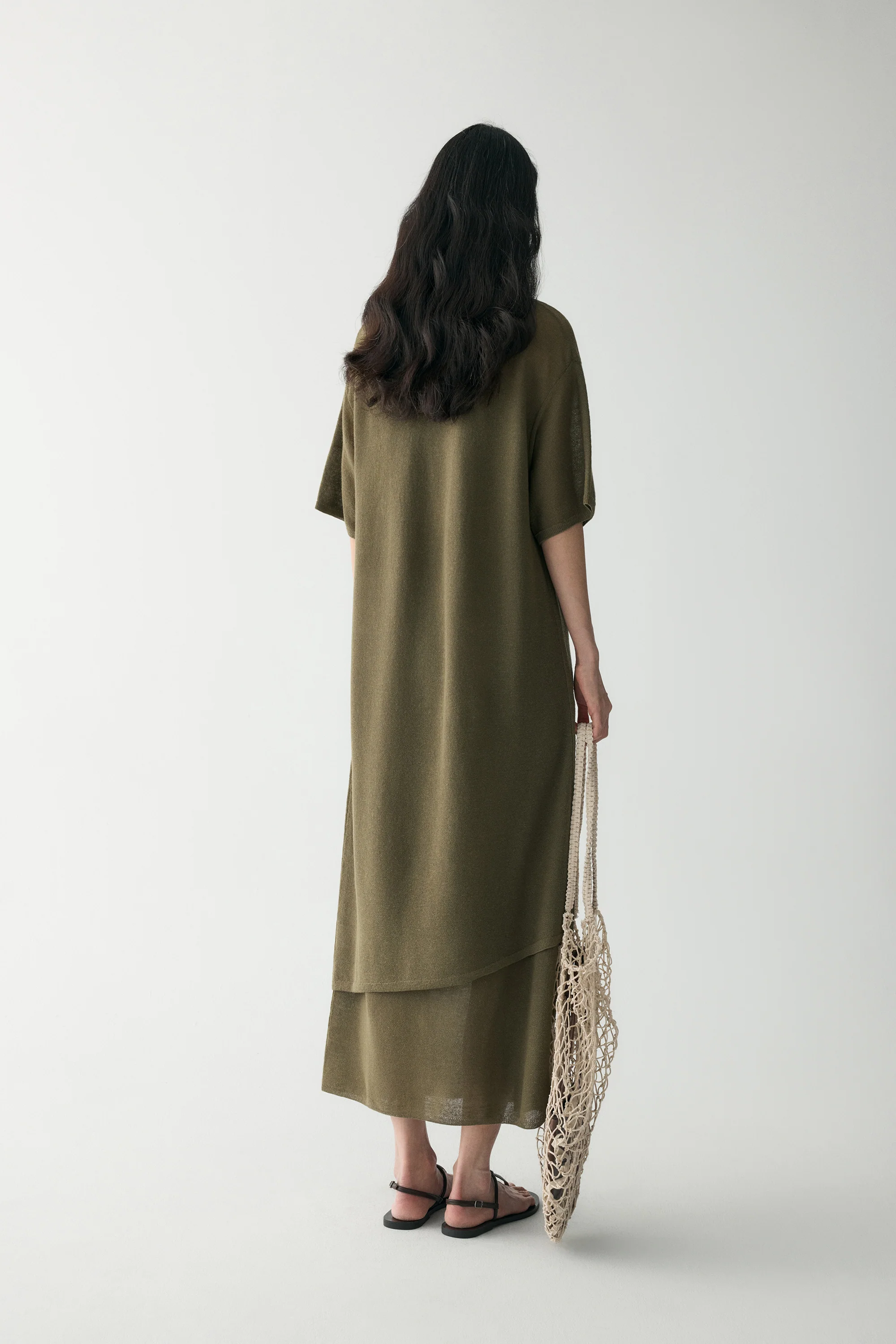 See-through Knitted Dress - Image 6