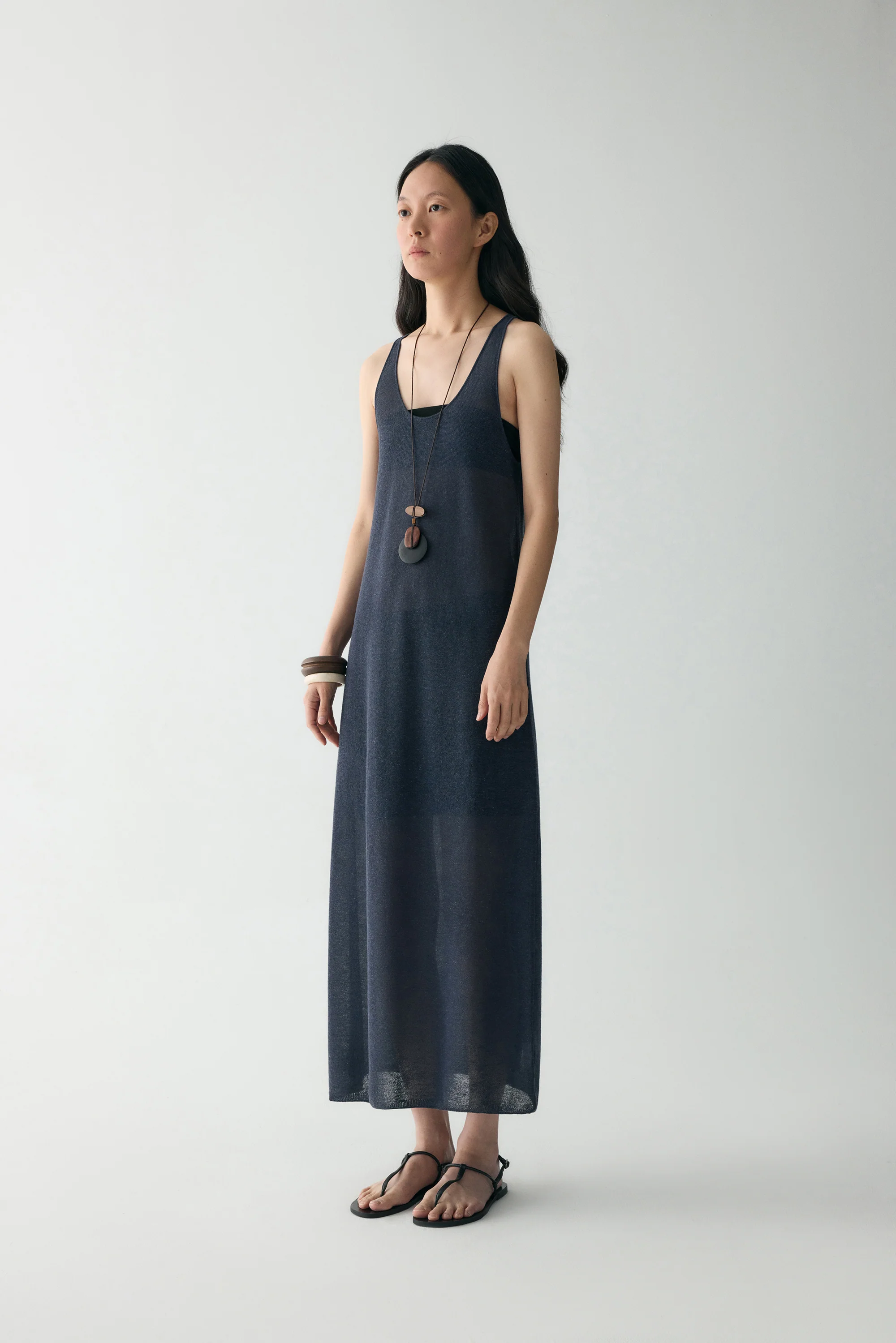 See-through Knitted Dress - Image 7