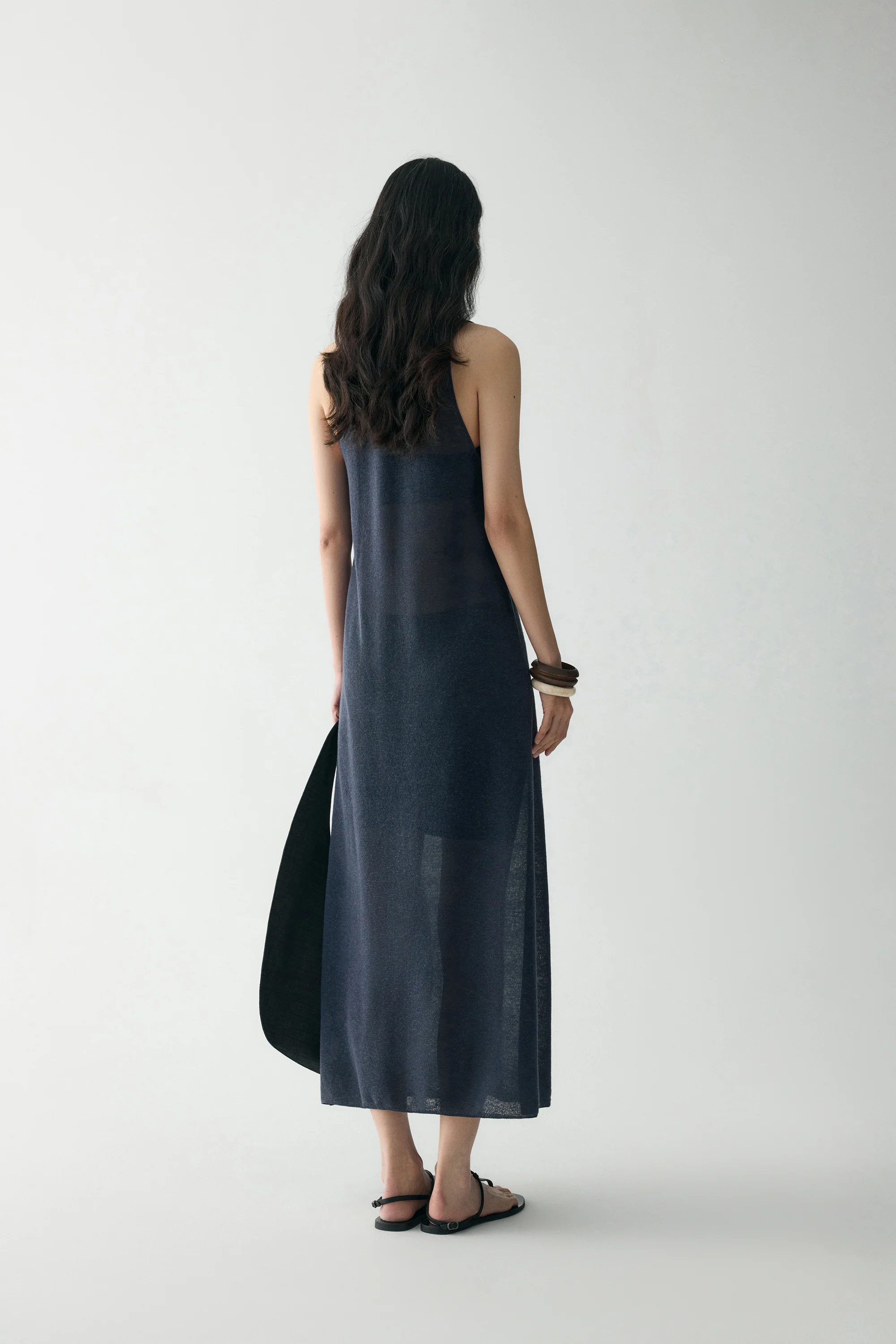 See-through Knitted Dress - Image 8