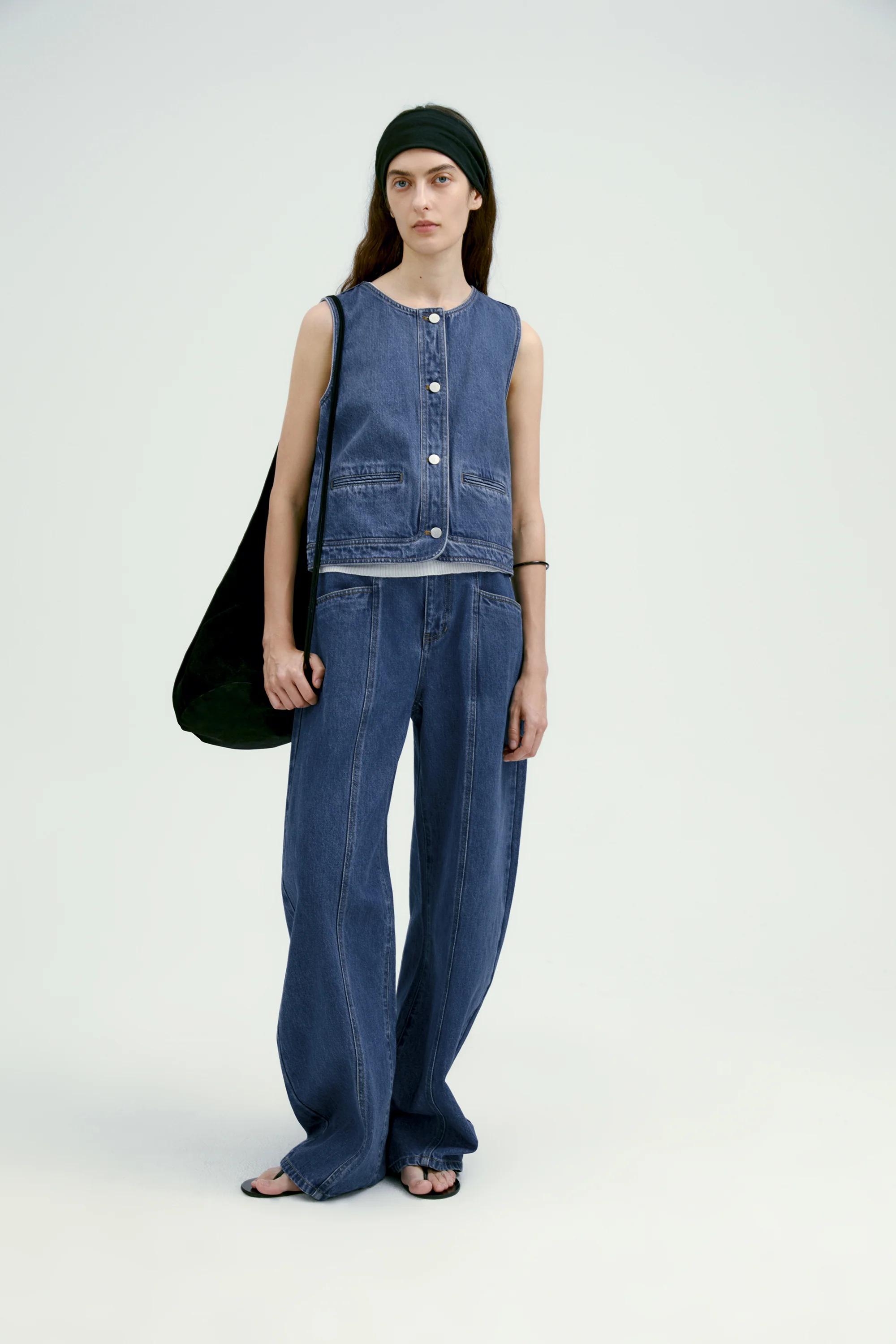 Short Denim Vest - Image 3
