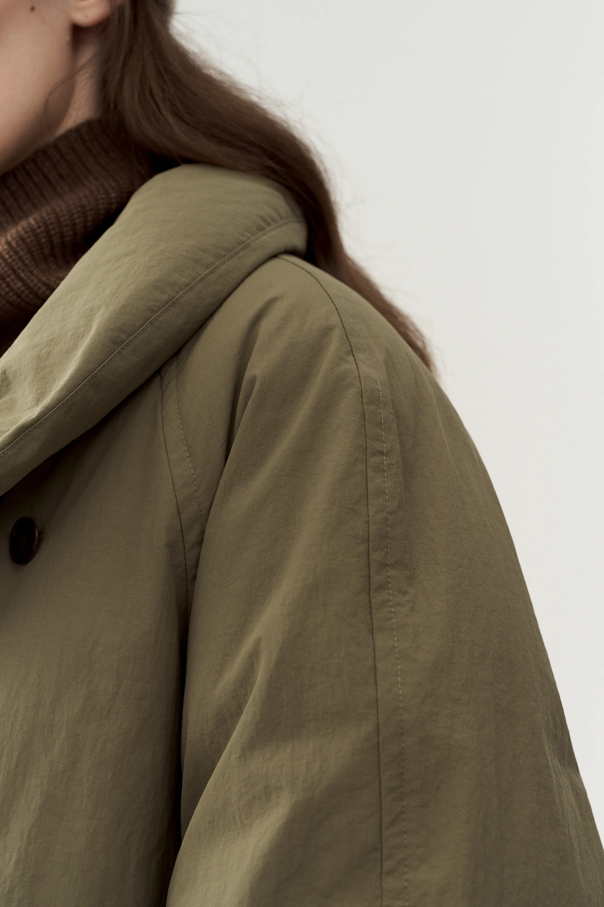 Short Down Jacket with Bagel Collar - Image 16