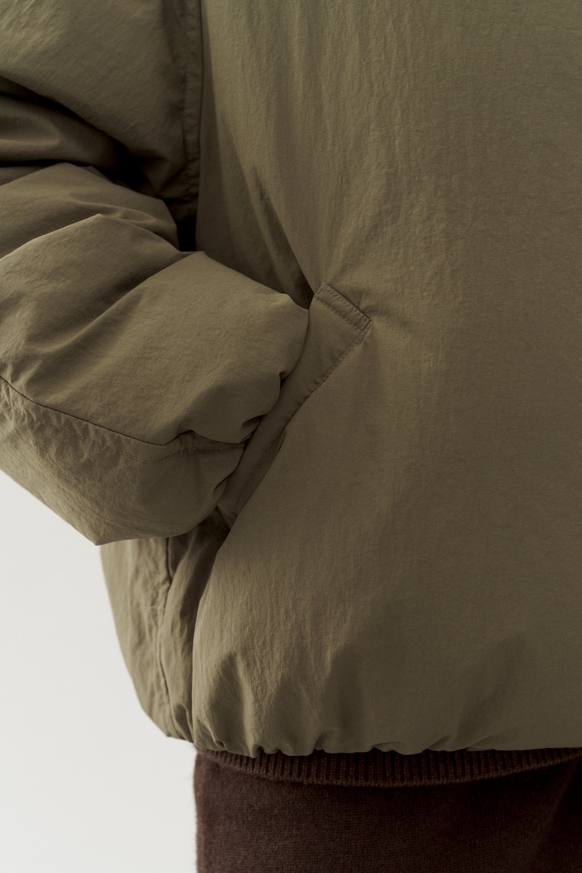 Short Down Jacket with Bagel Collar - Image 17