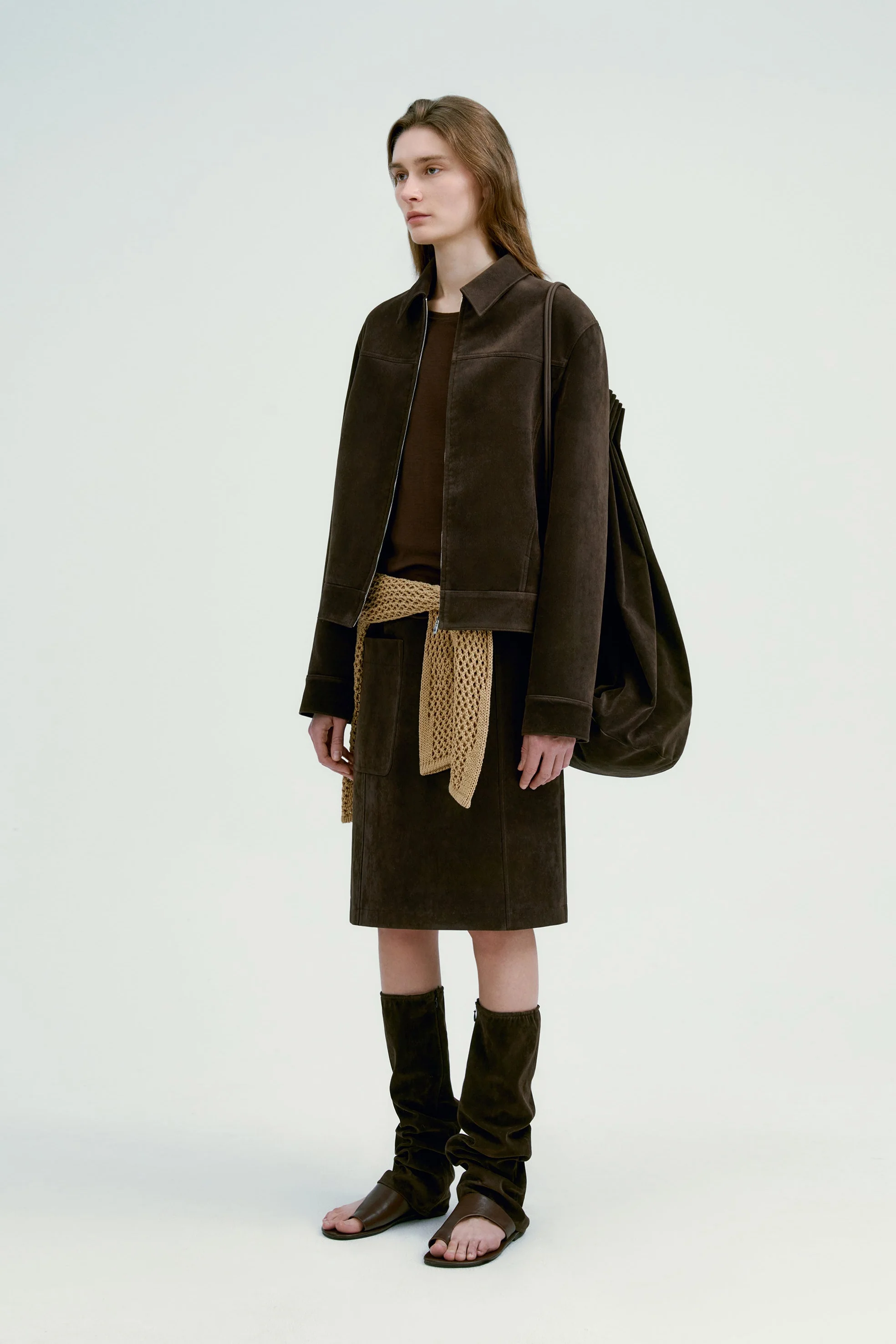 Short Suede Jacket - Image 10