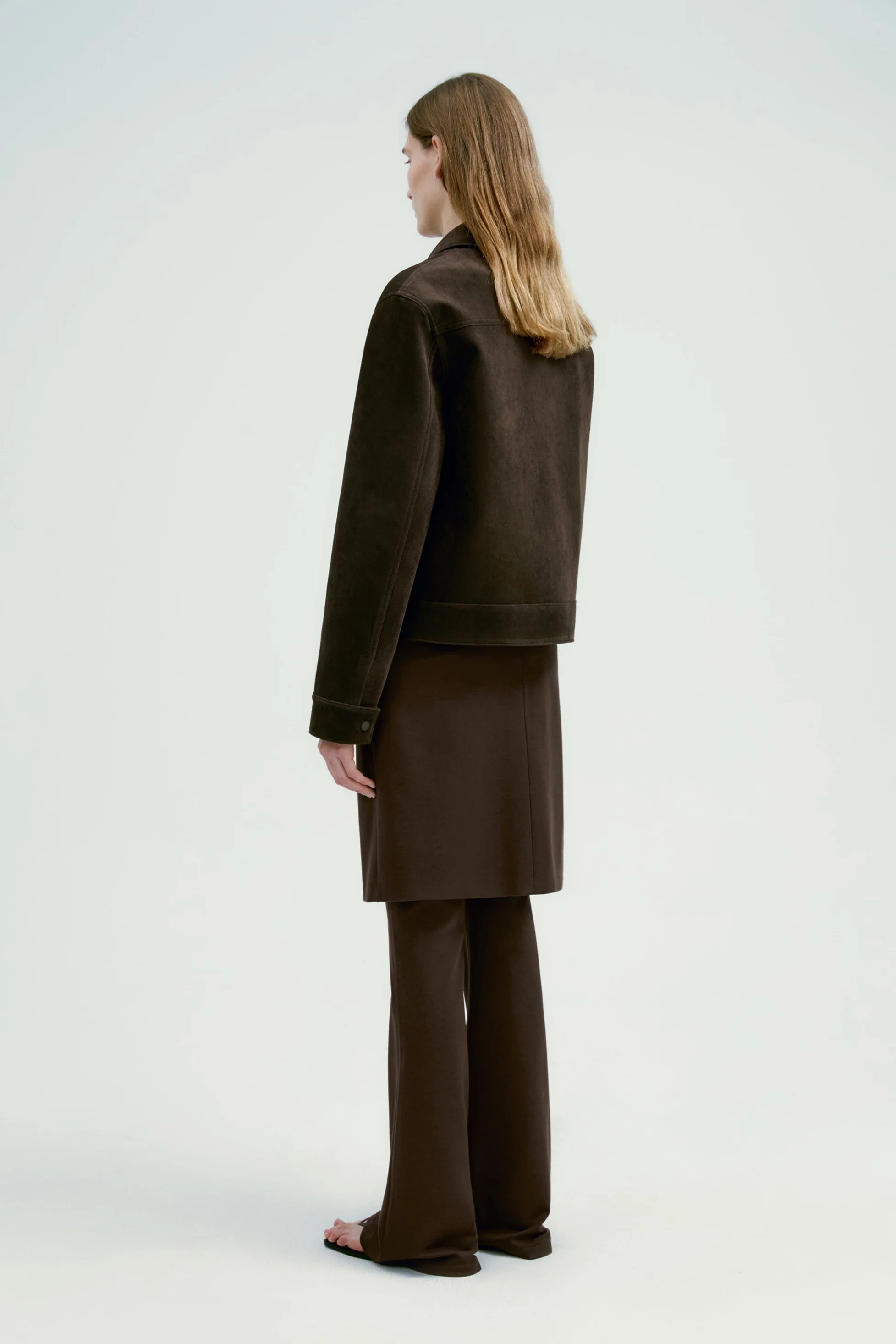 Short Suede Jacket - Image 11