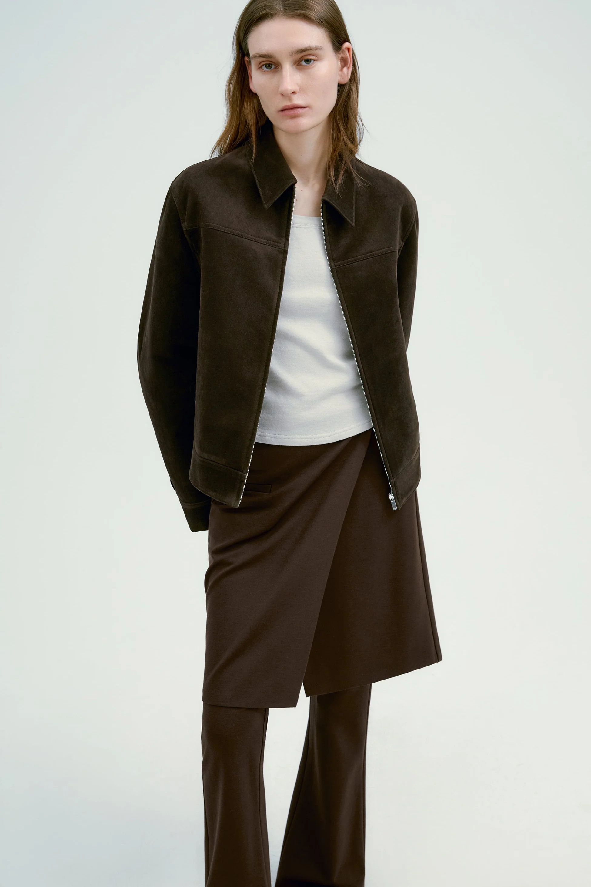 Short Suede Jacket - Image 12