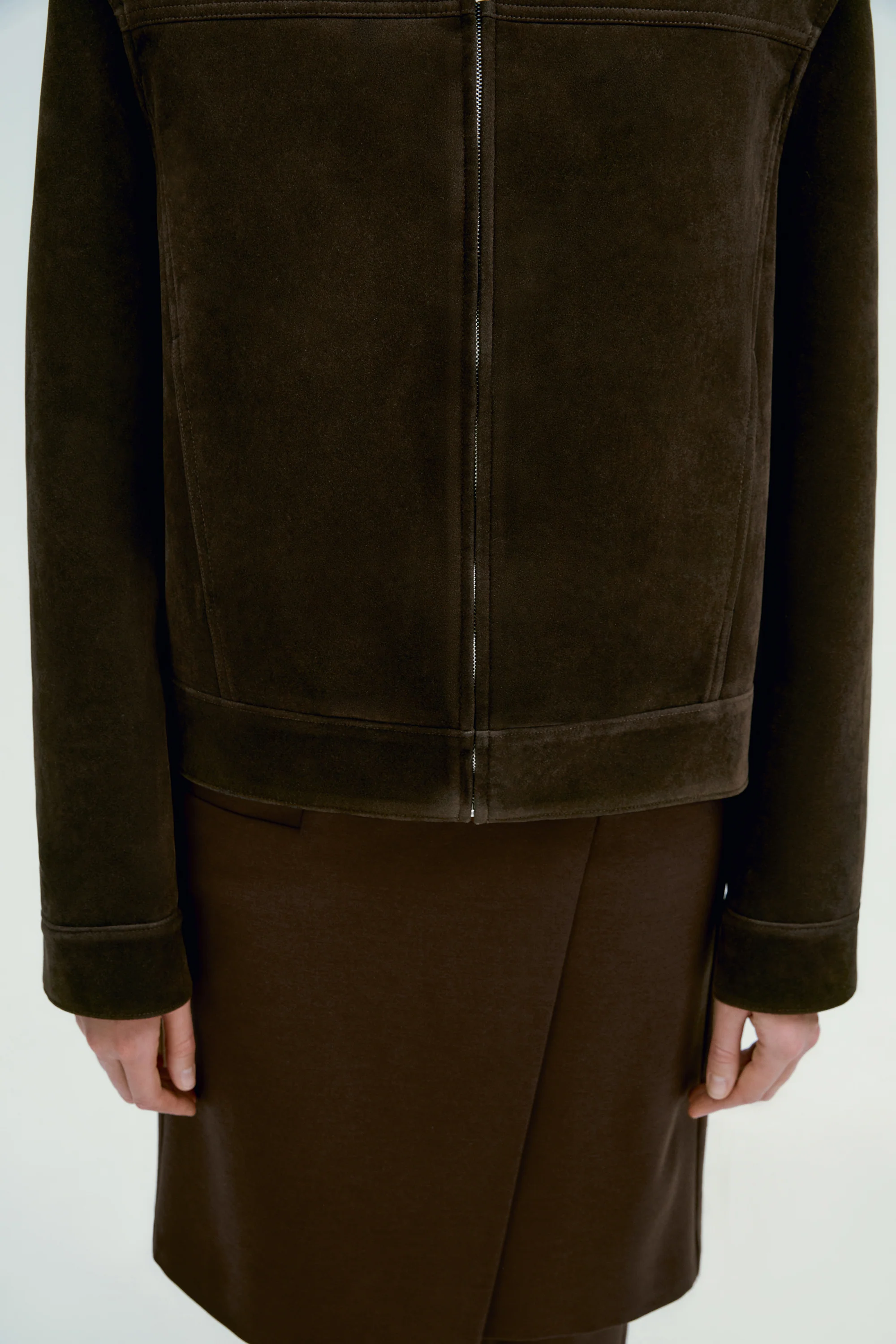 Short Suede Jacket - Image 15