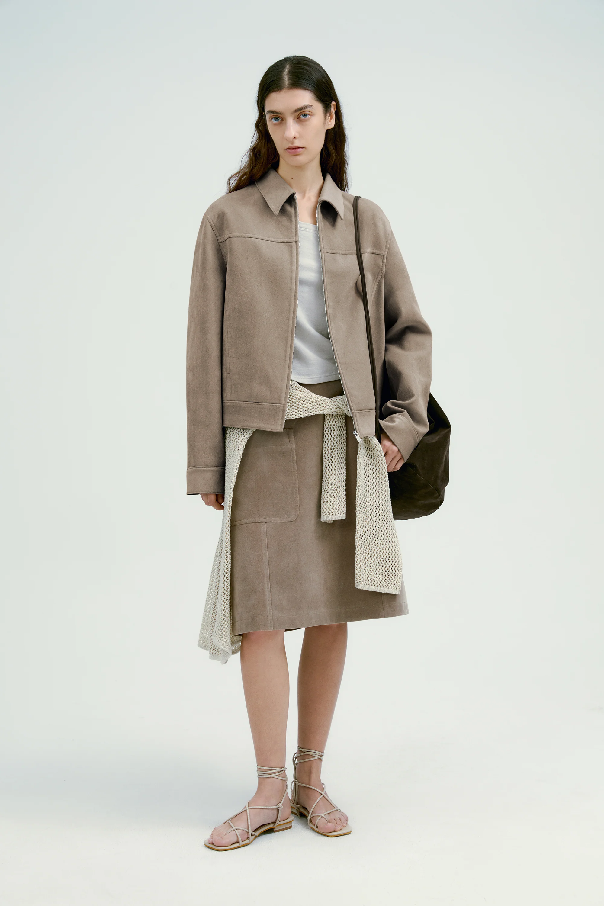Short Suede Jacket - Image 4