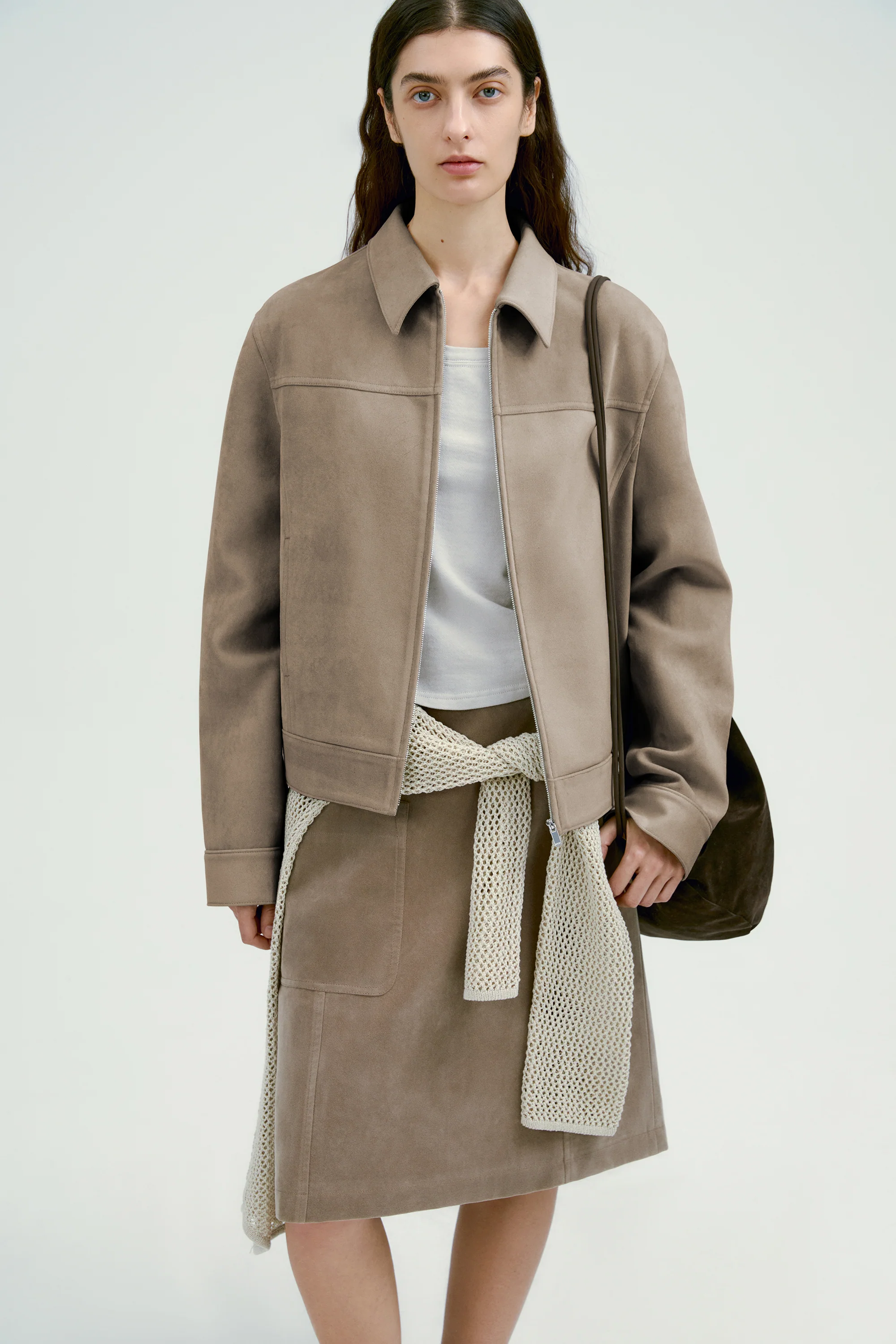 Short Suede Jacket - Image 5